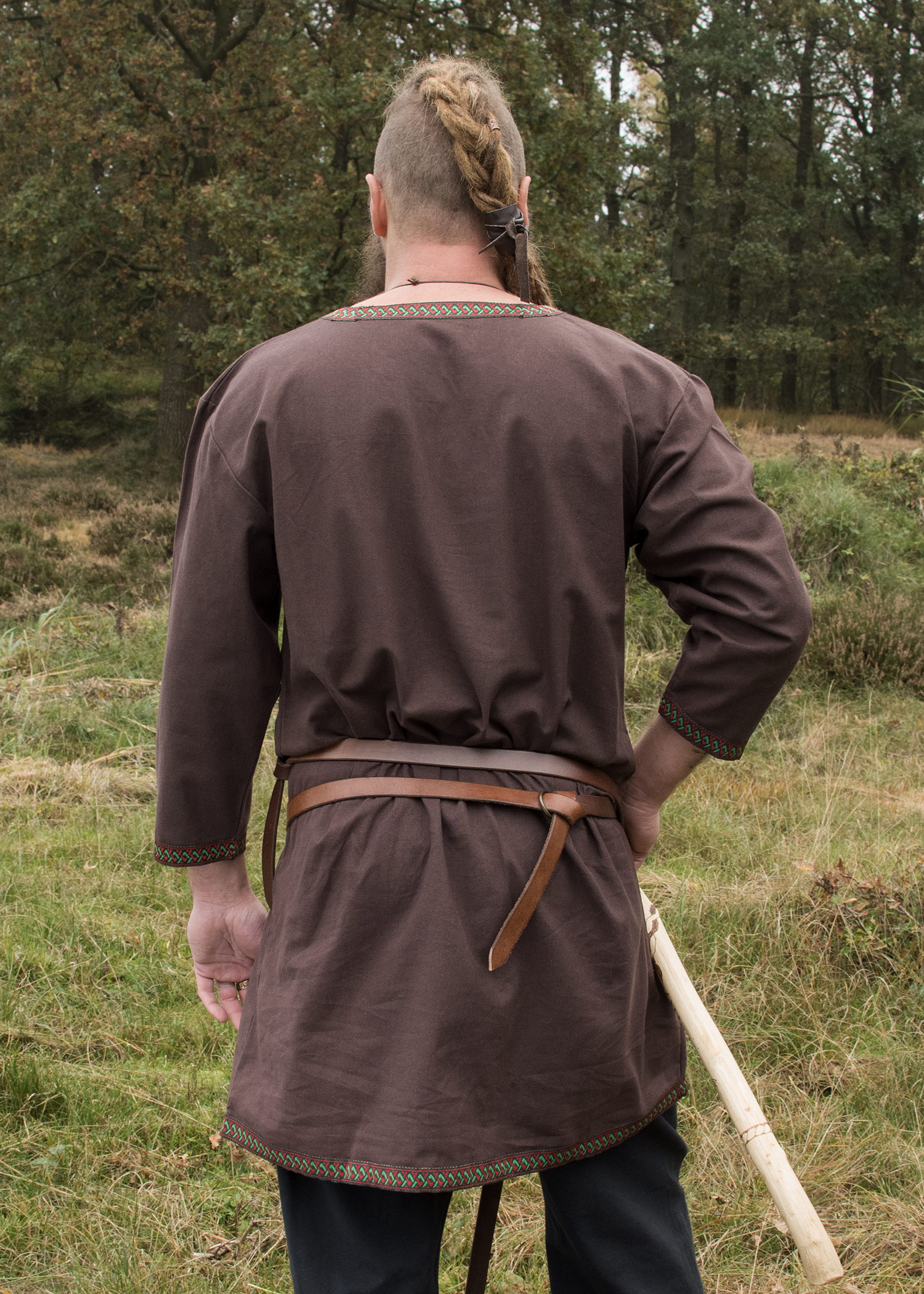 Viking tunic, brown cotton