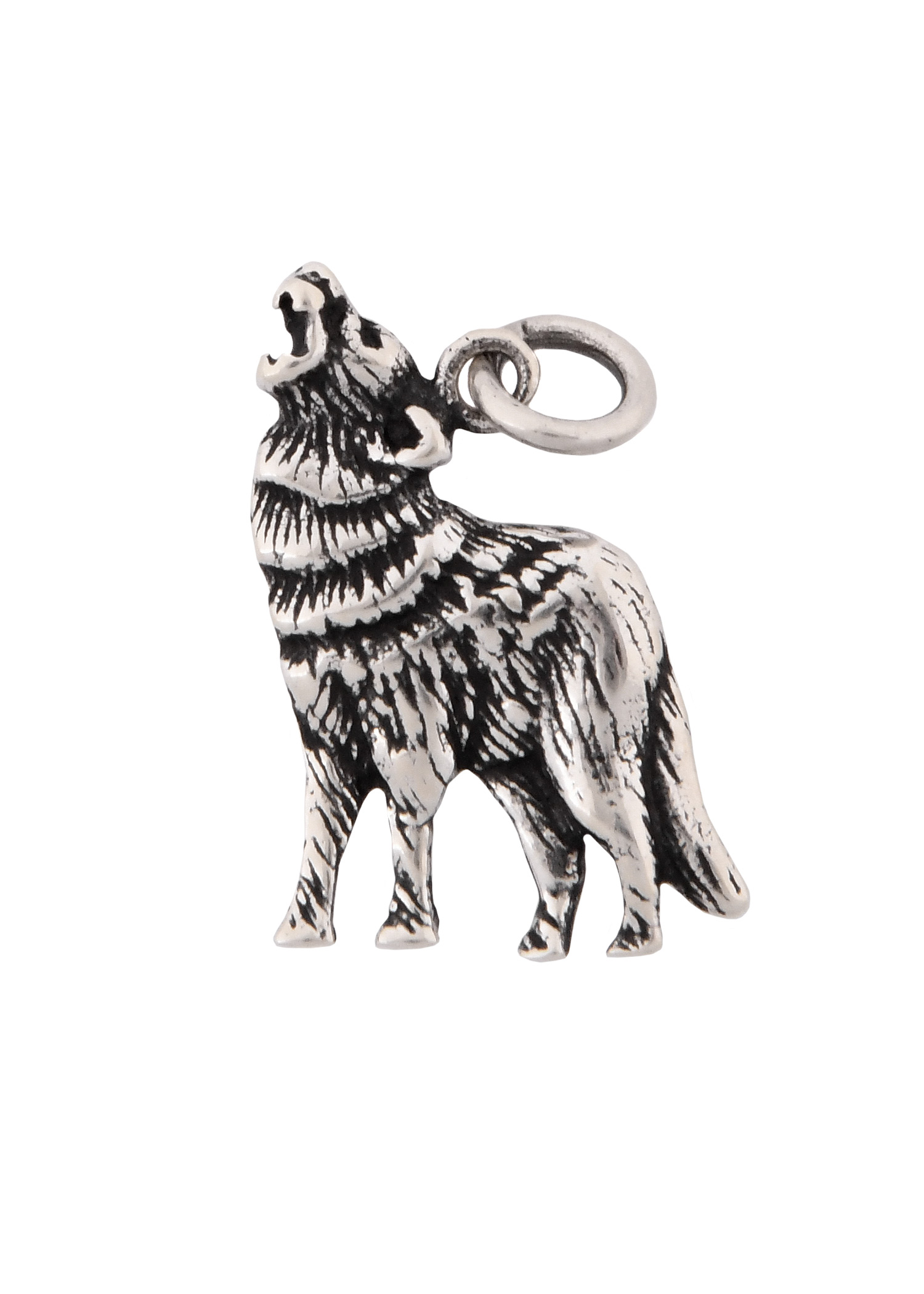 Silver Pendant - Wolf