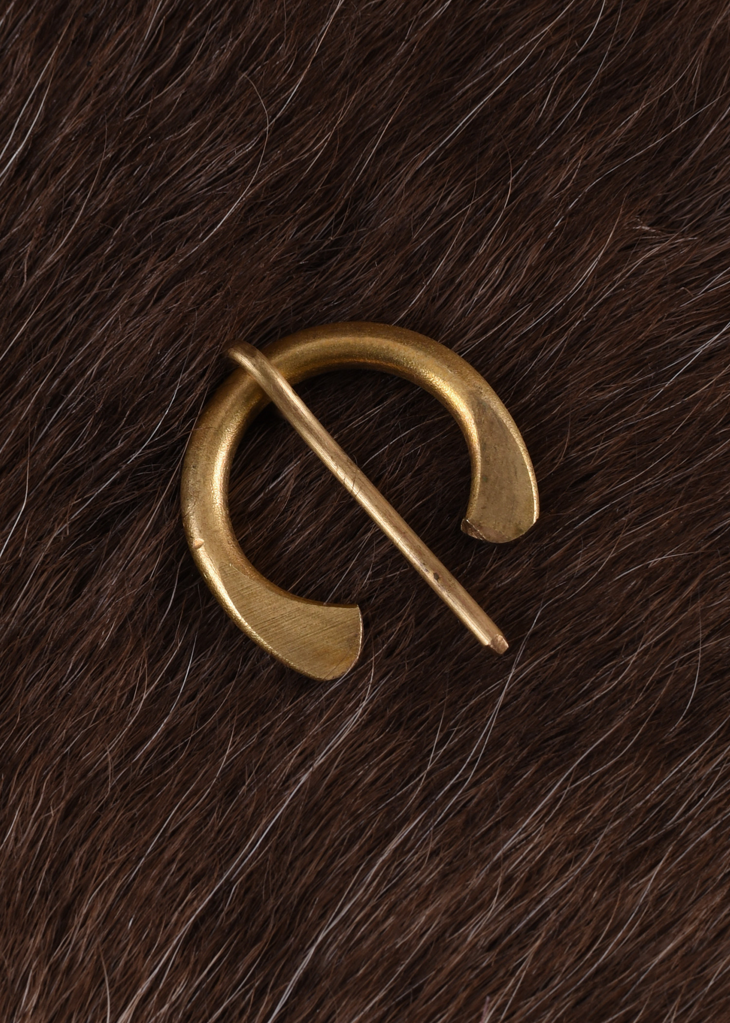 Small Brass Ring Brooch
