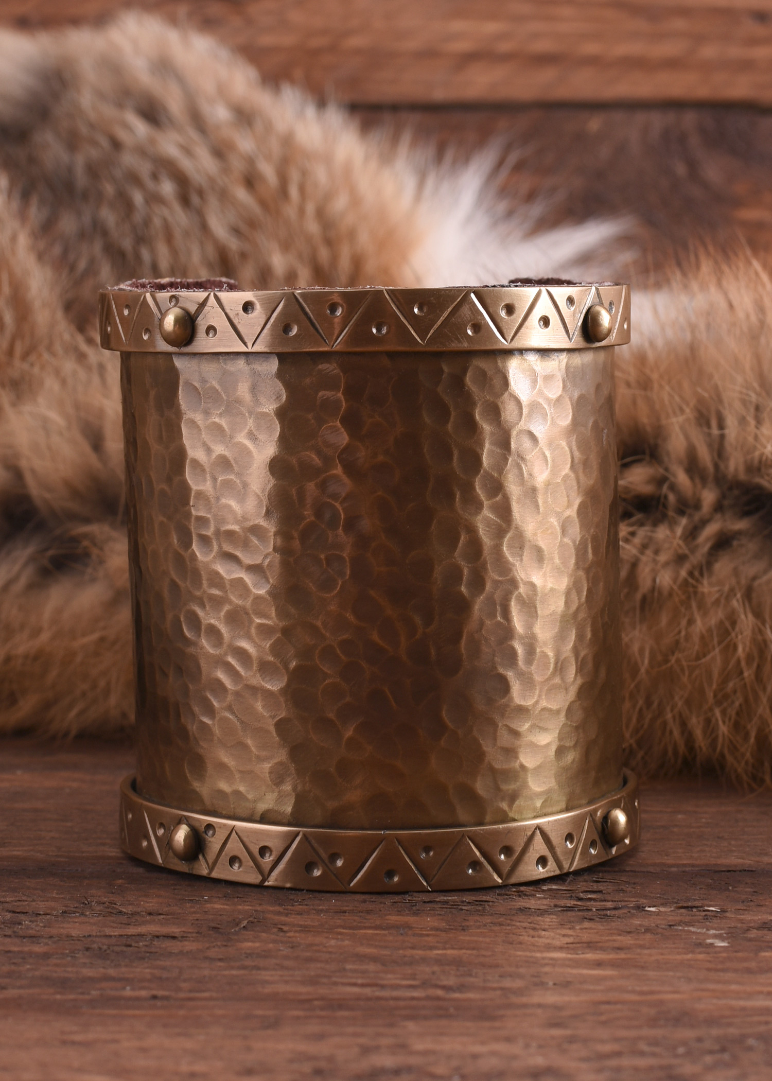 Brass cuff bracelet