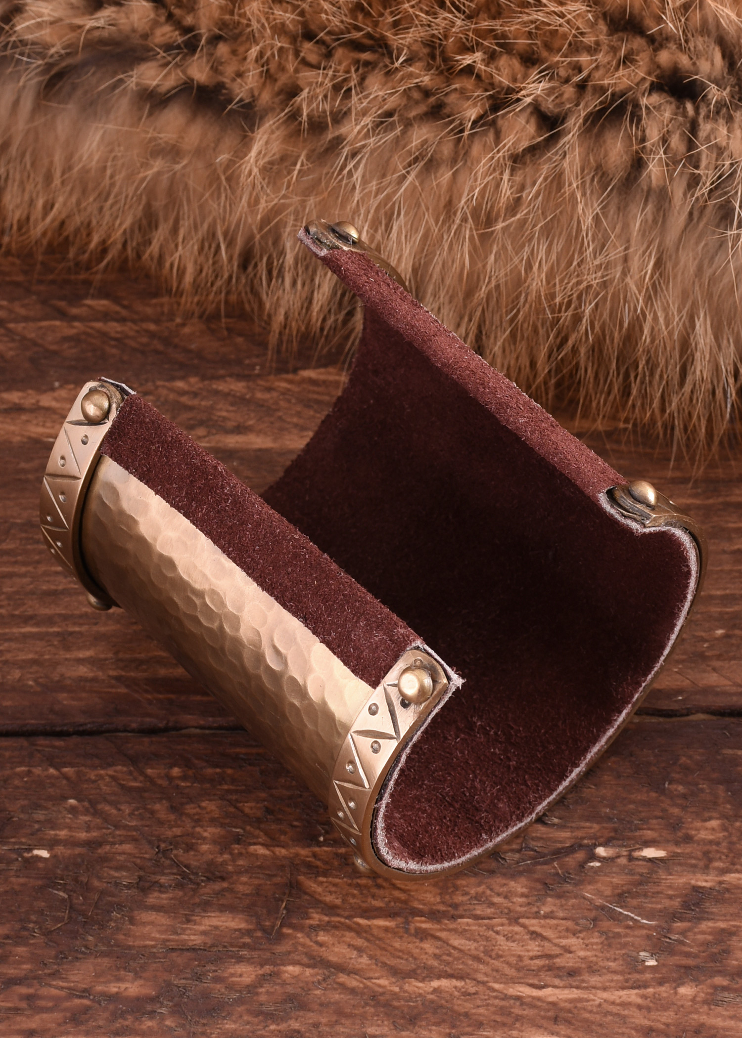 Brass cuff bracelet