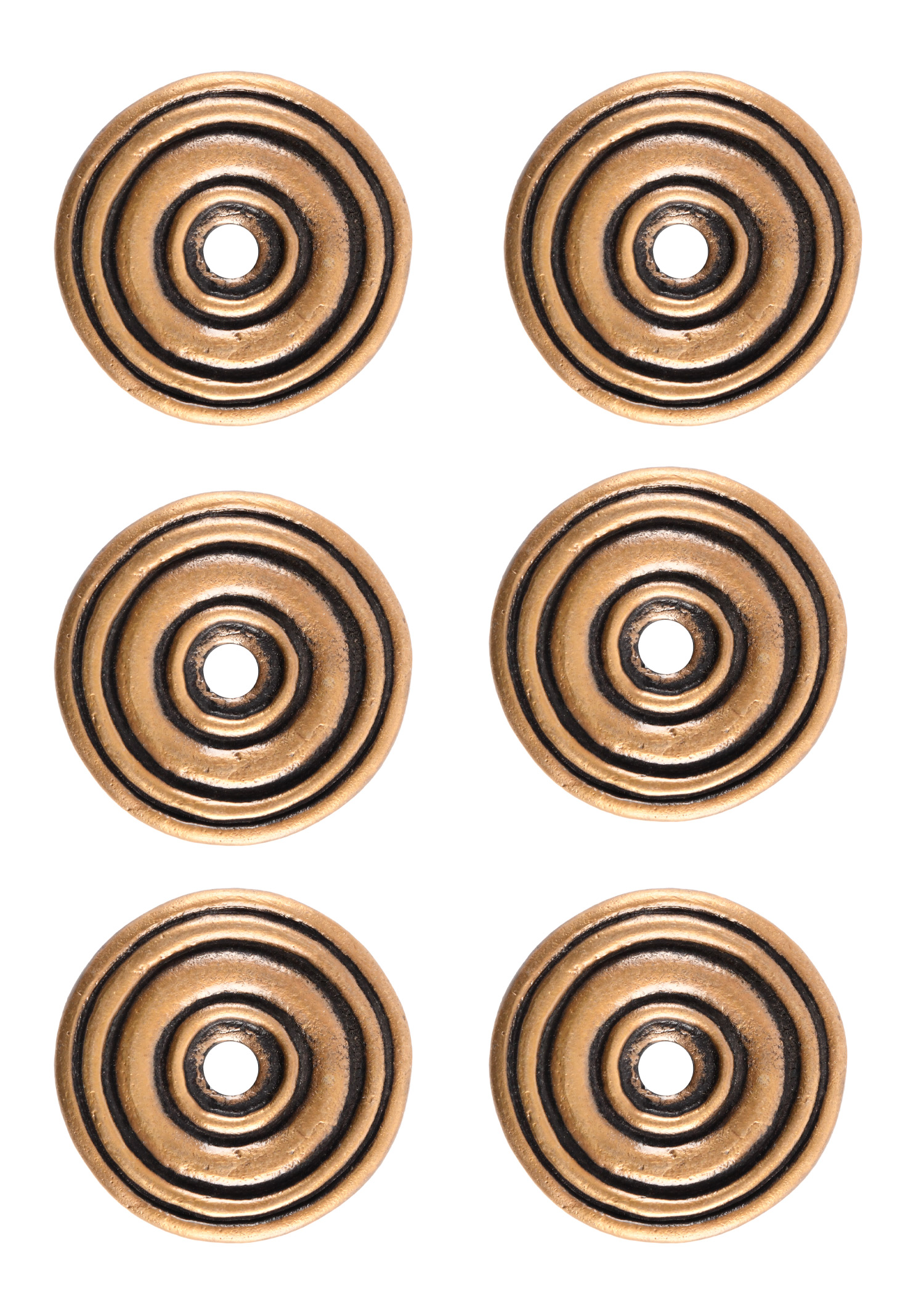 Small Brass Disc, Fitting for DIY Projects (Set of 6)