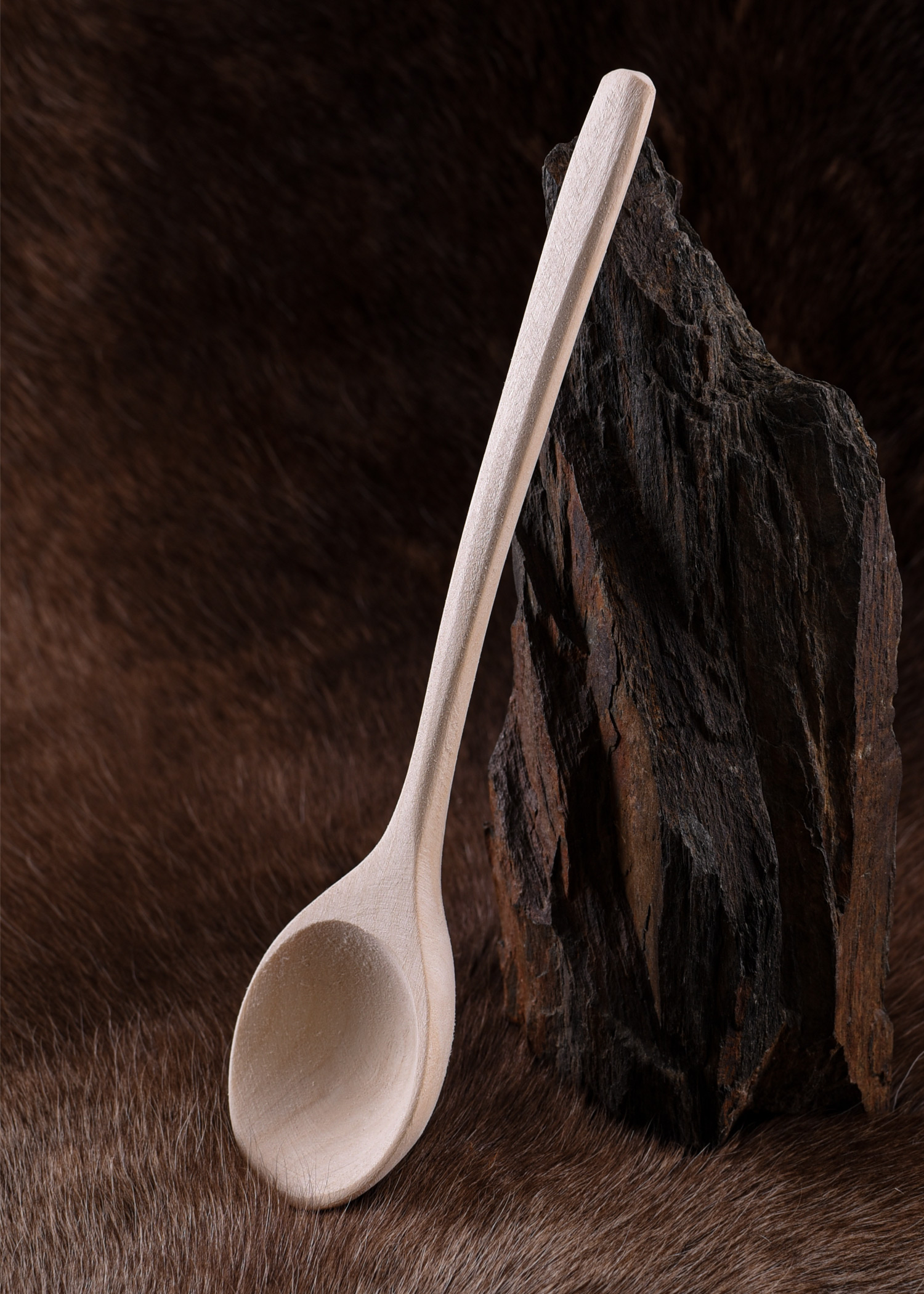 Wooden Spoon, Aspen Wood, approx. 24 cm