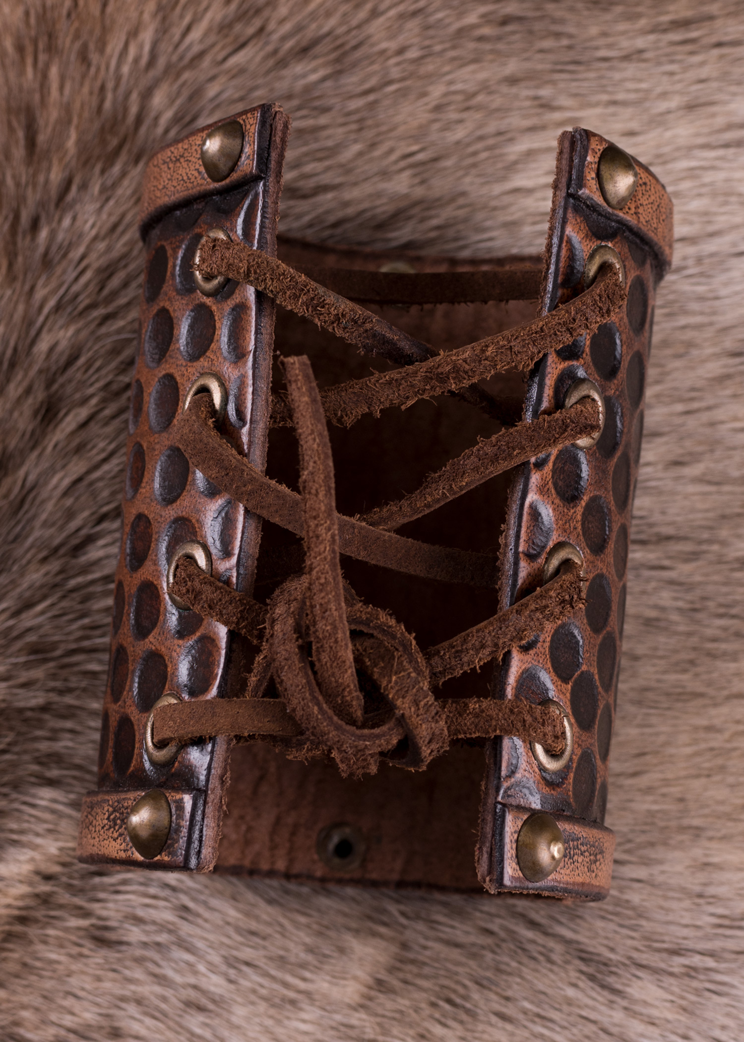Leather Wristguard without Fittings