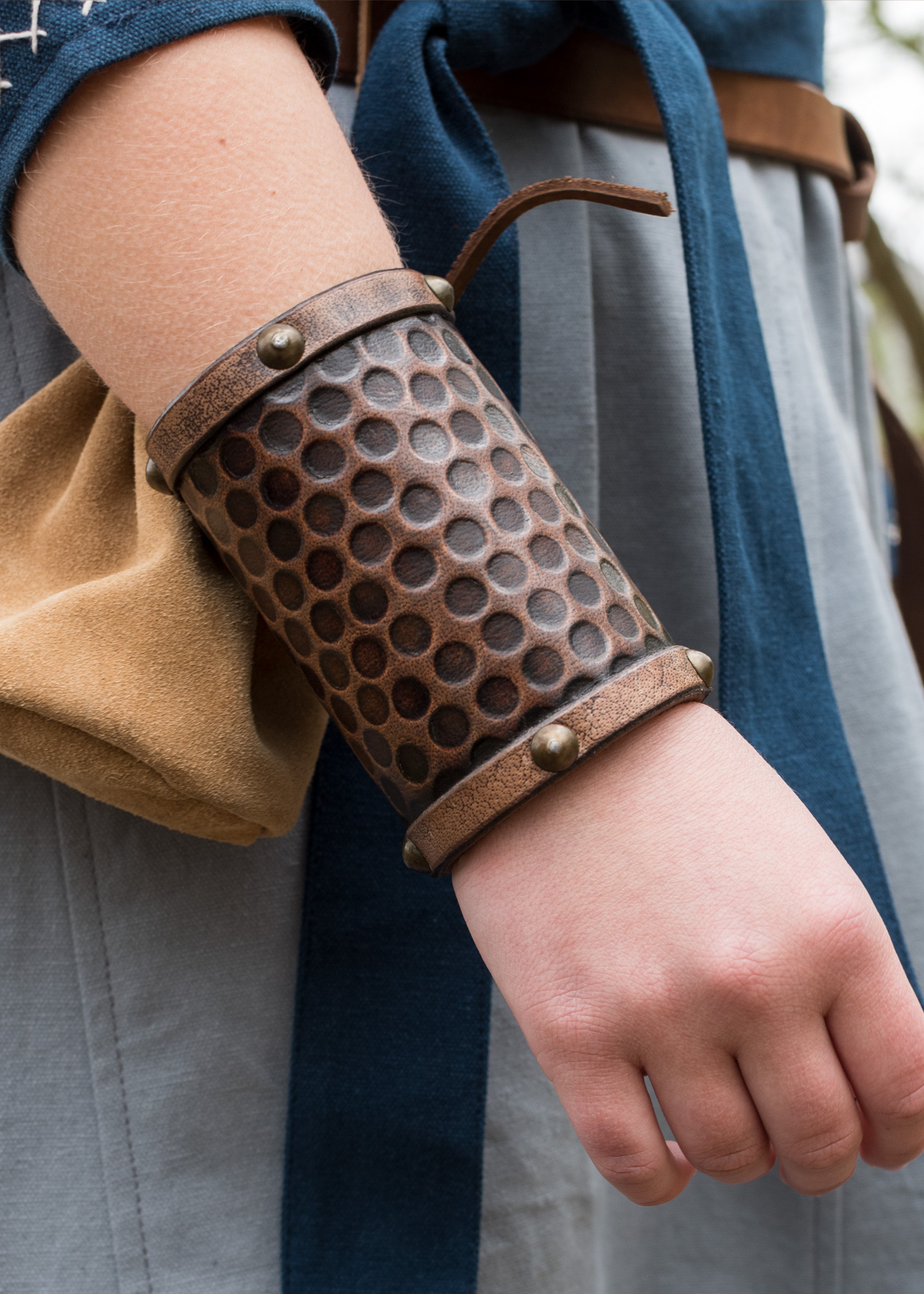 Leather Wristguard without Fittings