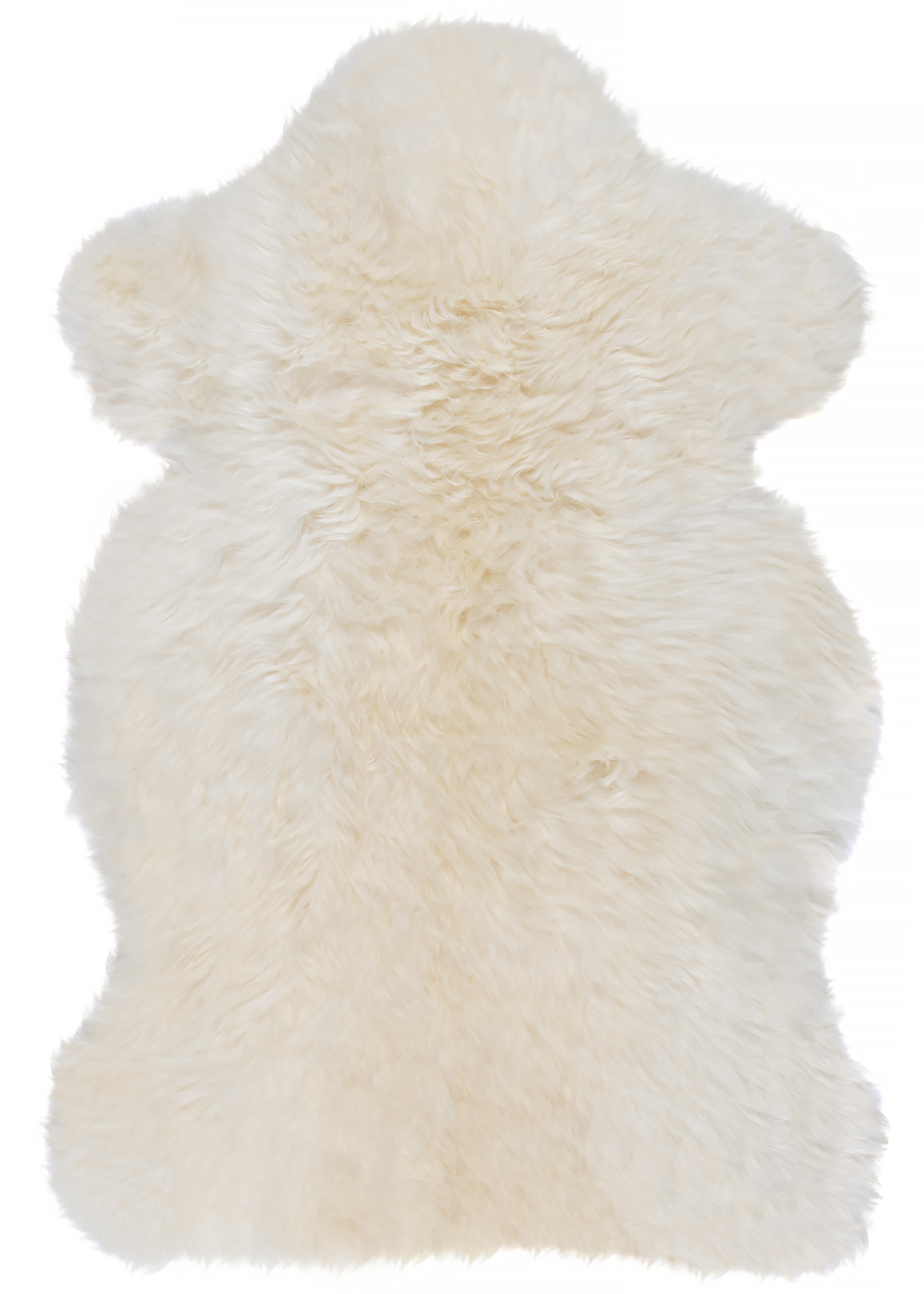 Lambskin, off-white, approx. 80 cm