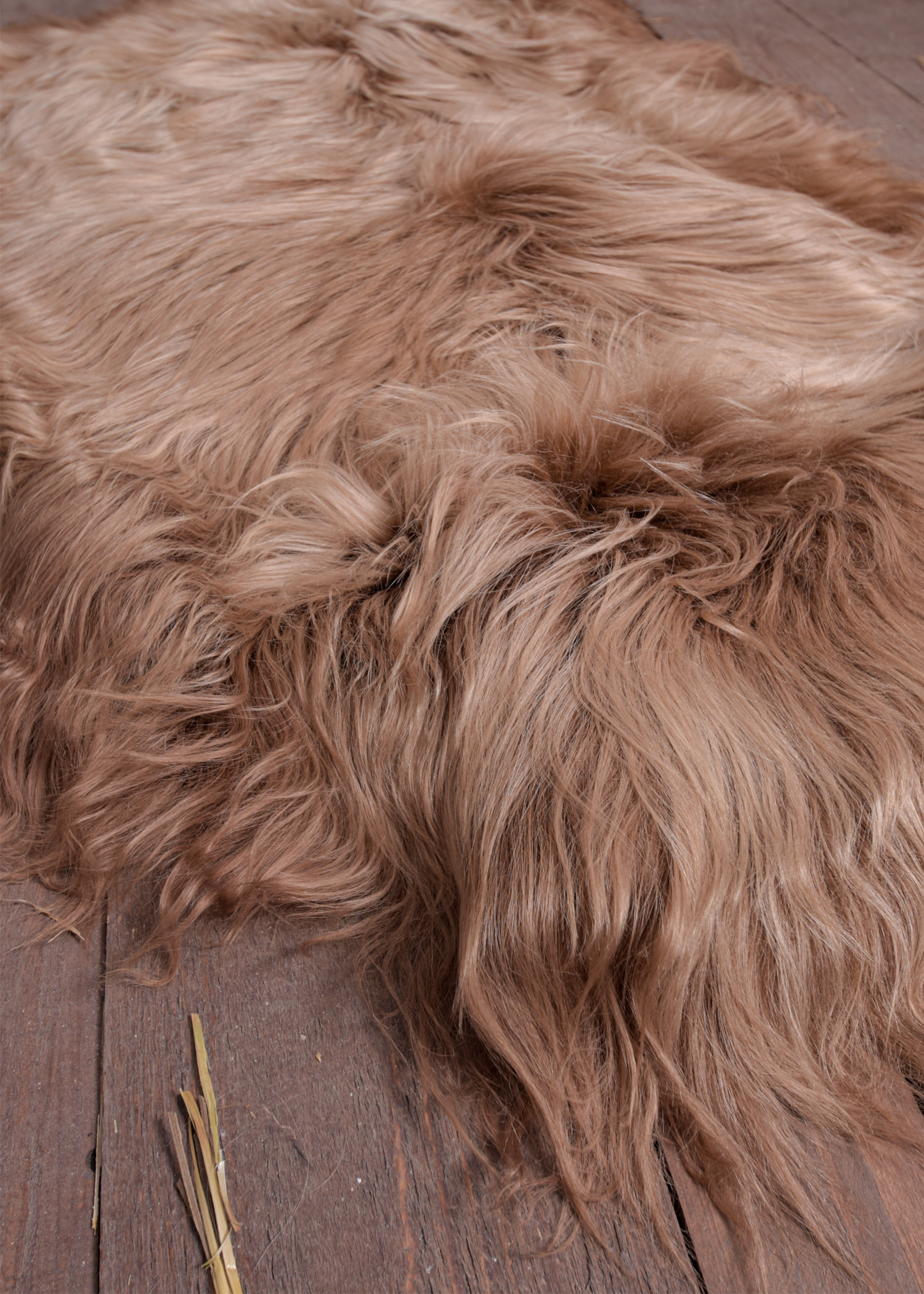 Nordic Sheepskin, brown-coloured, approx. 110 cm