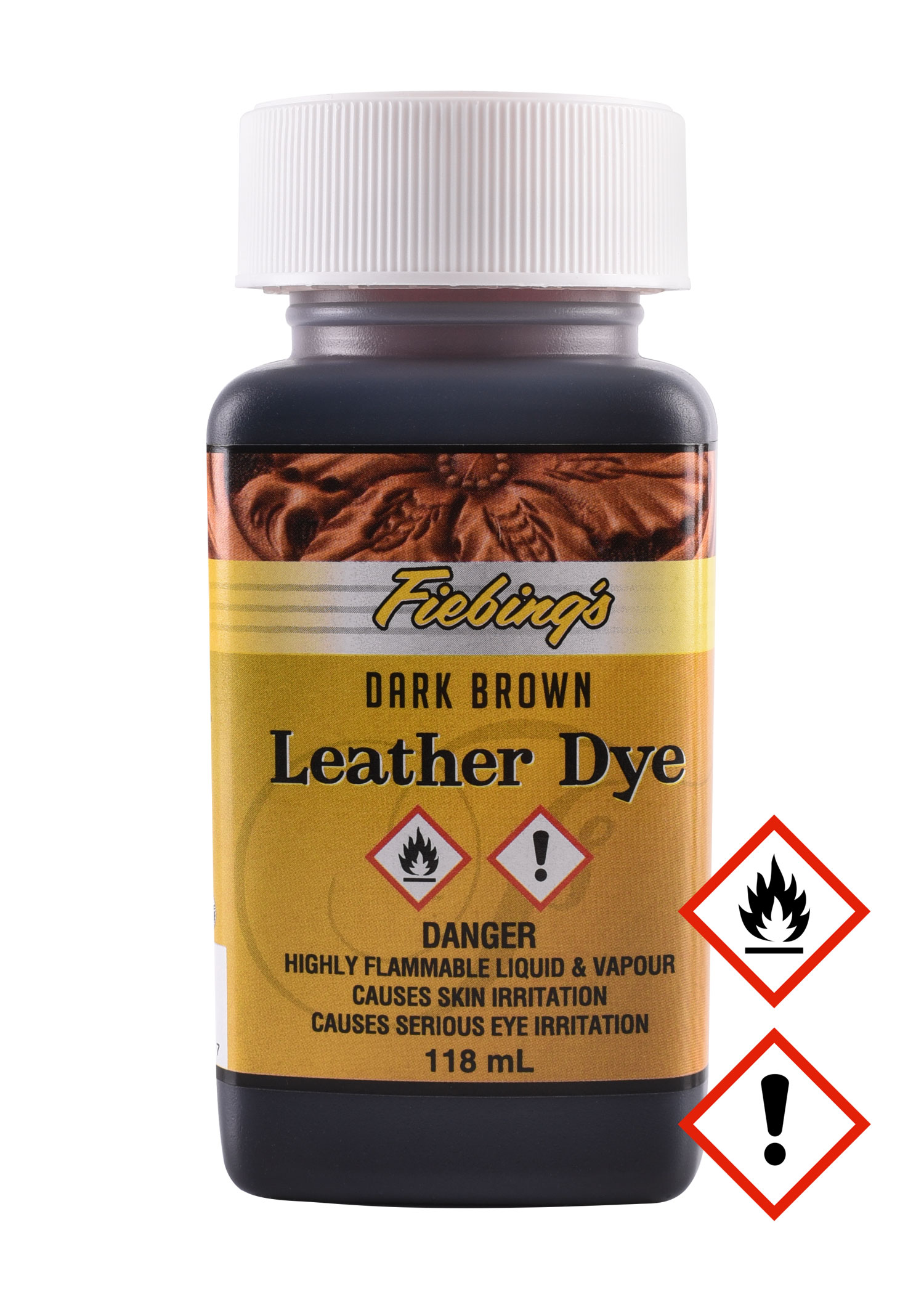 Fiebing's Leather Dye, Brown, 118 ml Bottle