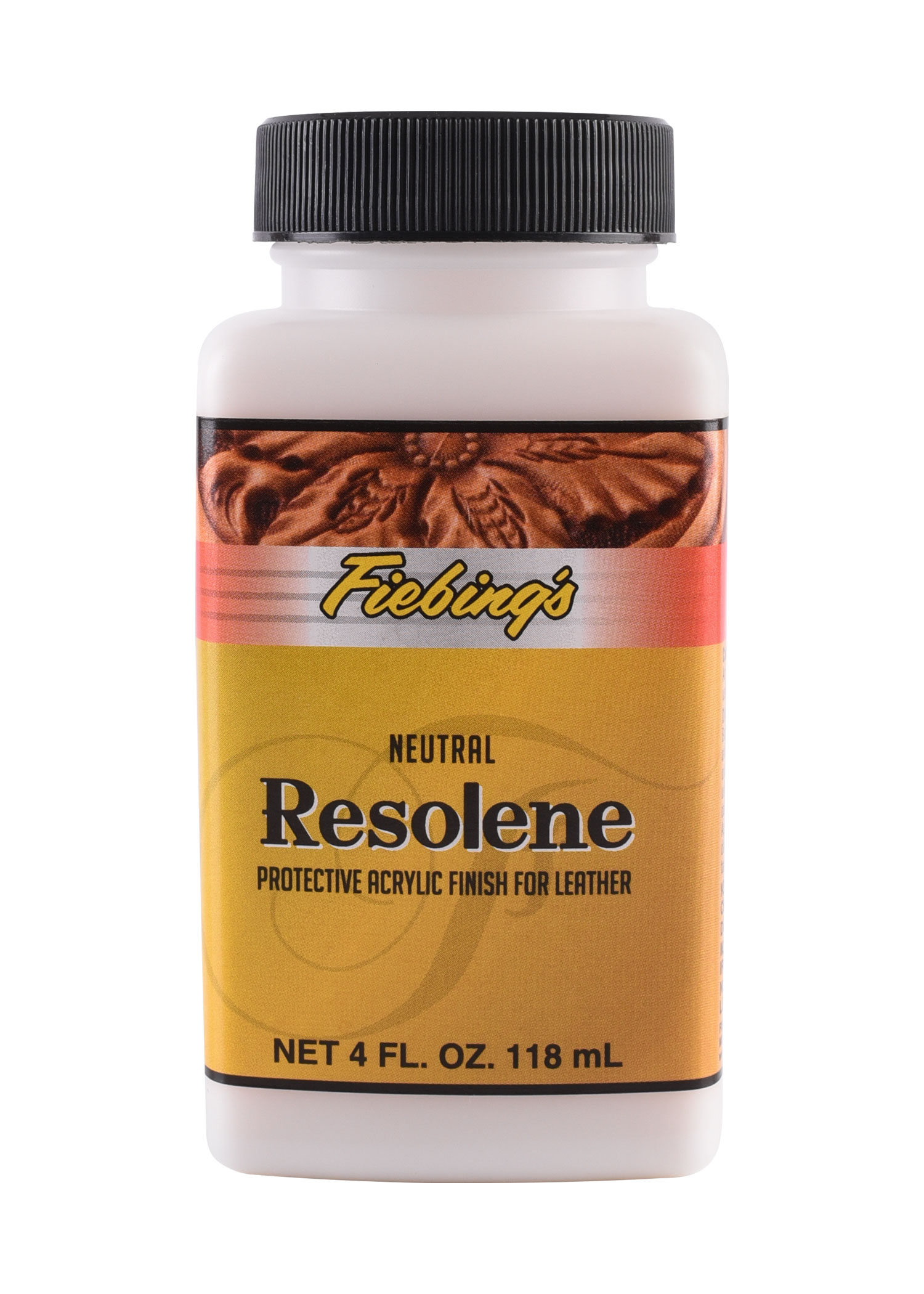 Fiebing's Resolene, Acrylic Finish for Leather, Neutral, 118 ml Bottle