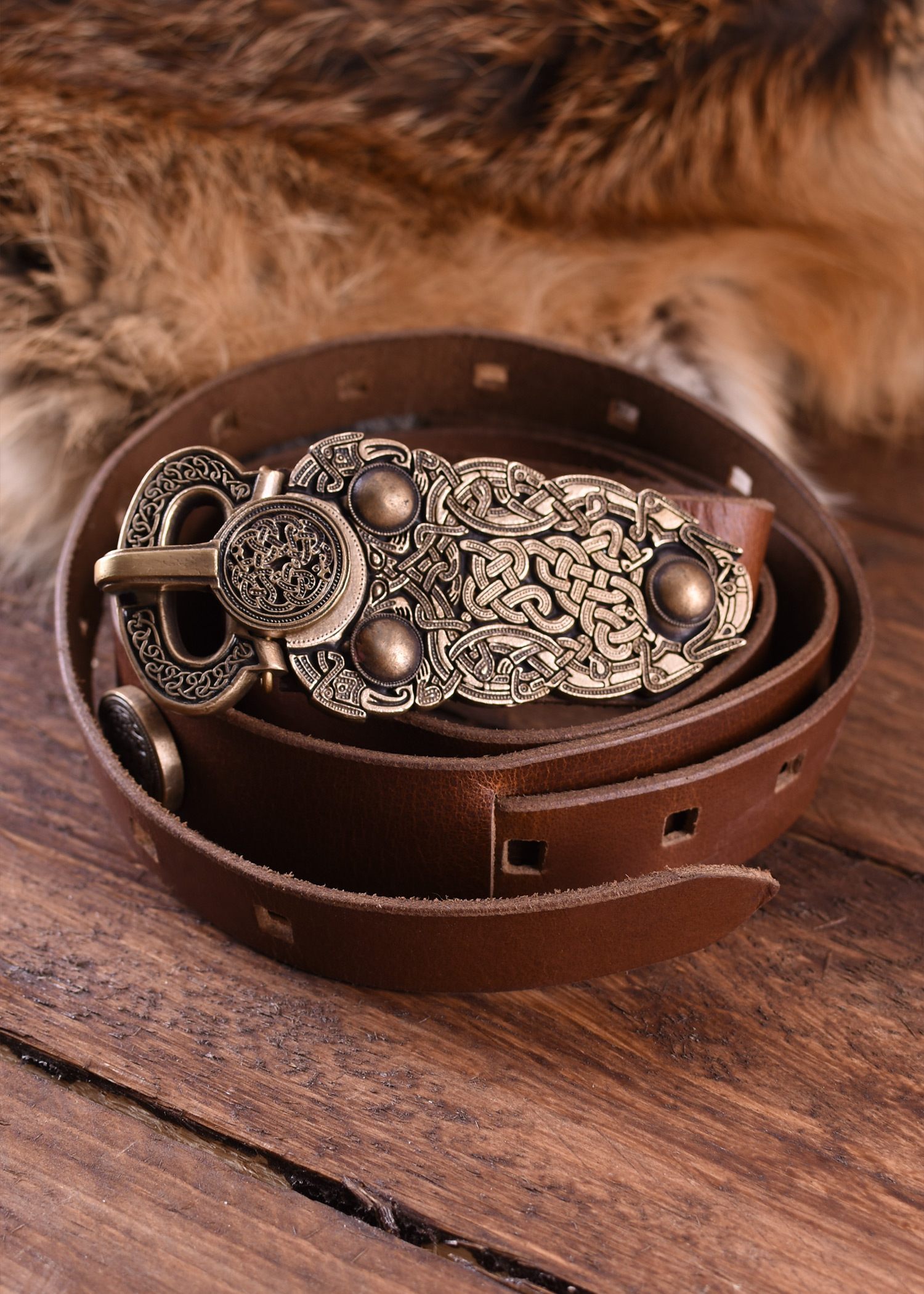 Sutton Hoo Leather Belt