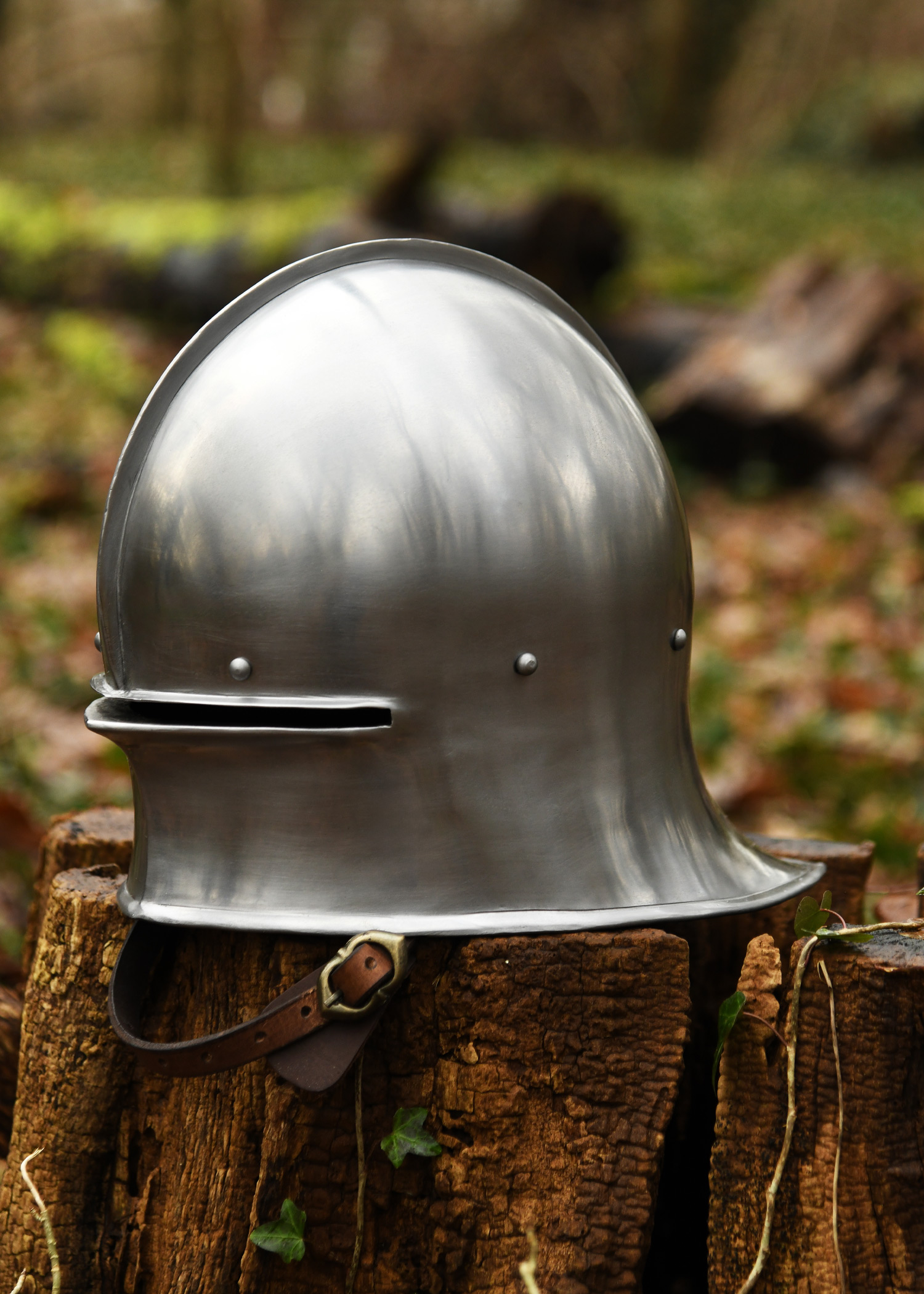 Basic Sallet, Medieval Helmet, 1.6 mm Steel, 15th Century