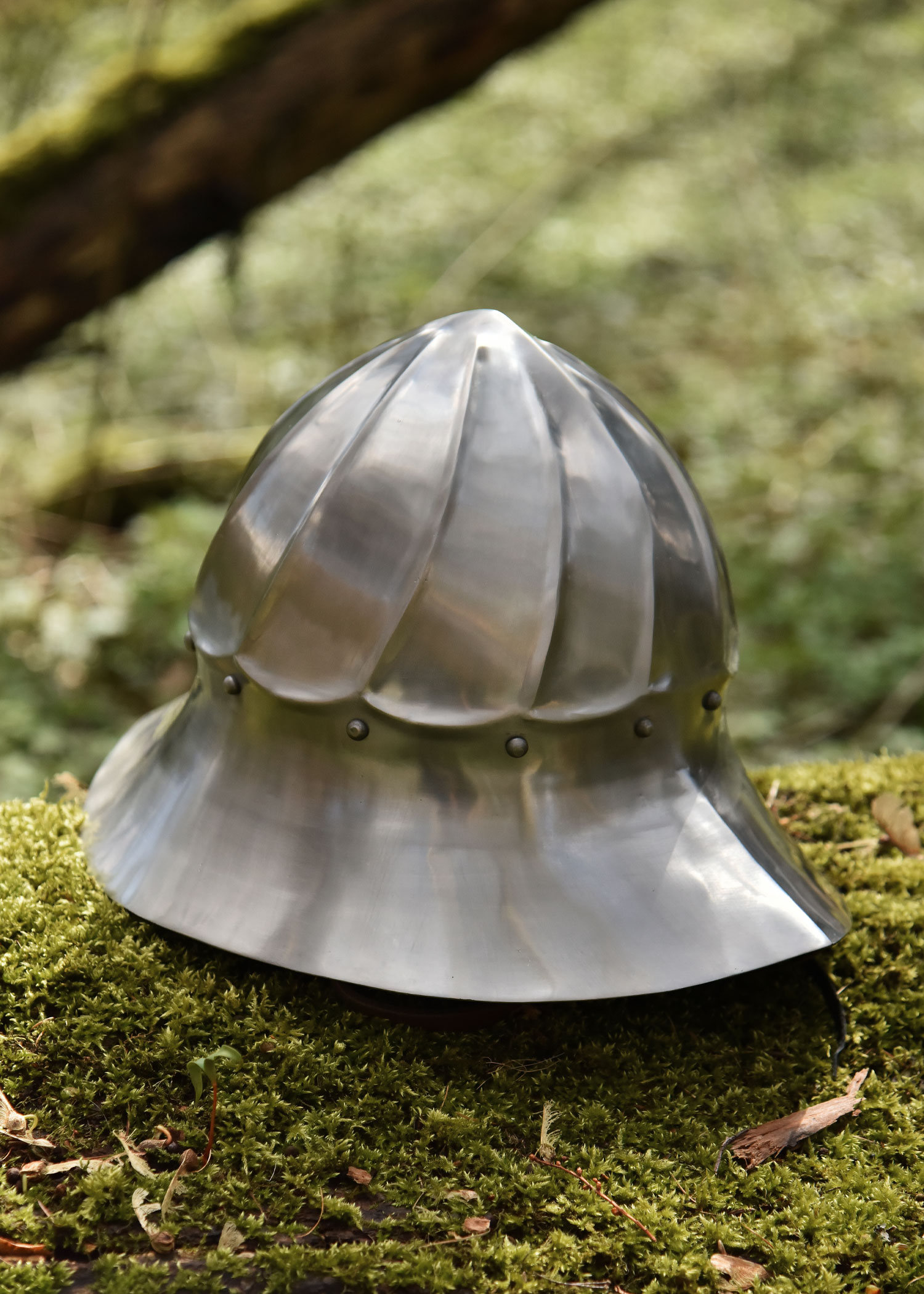 Burgundian Kettle Hat, 15th C., 1.6 mm Steel