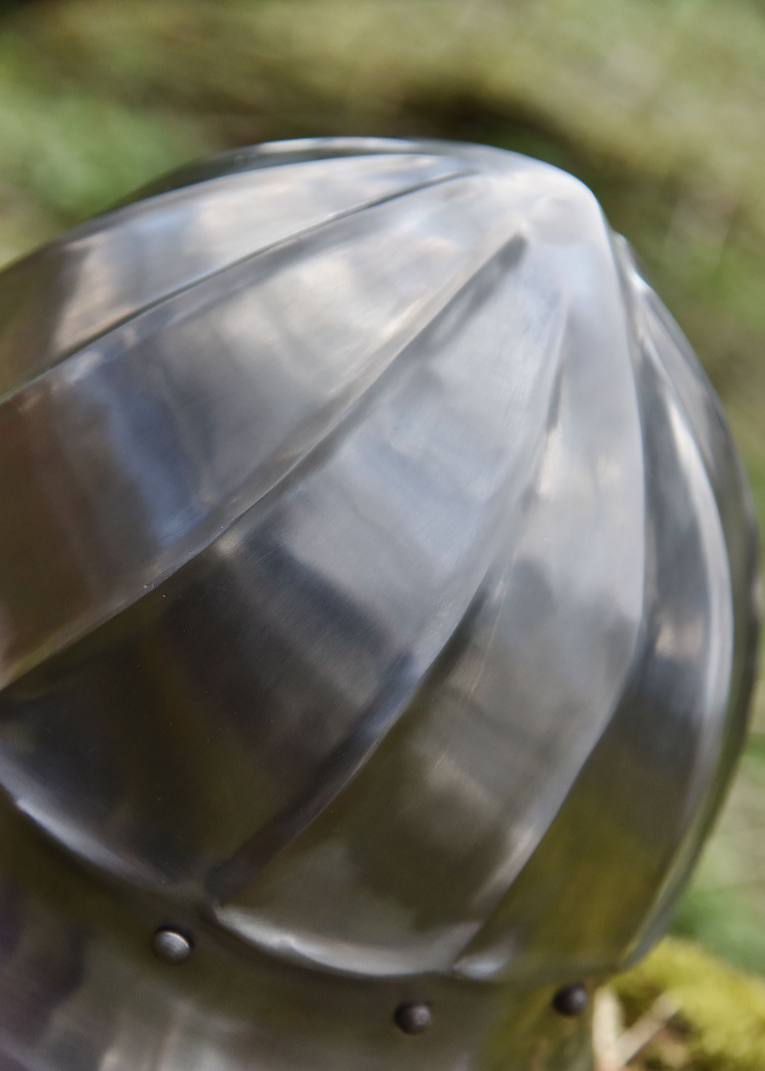 Burgundian Kettle Hat, 15th C., 1.6 mm Steel