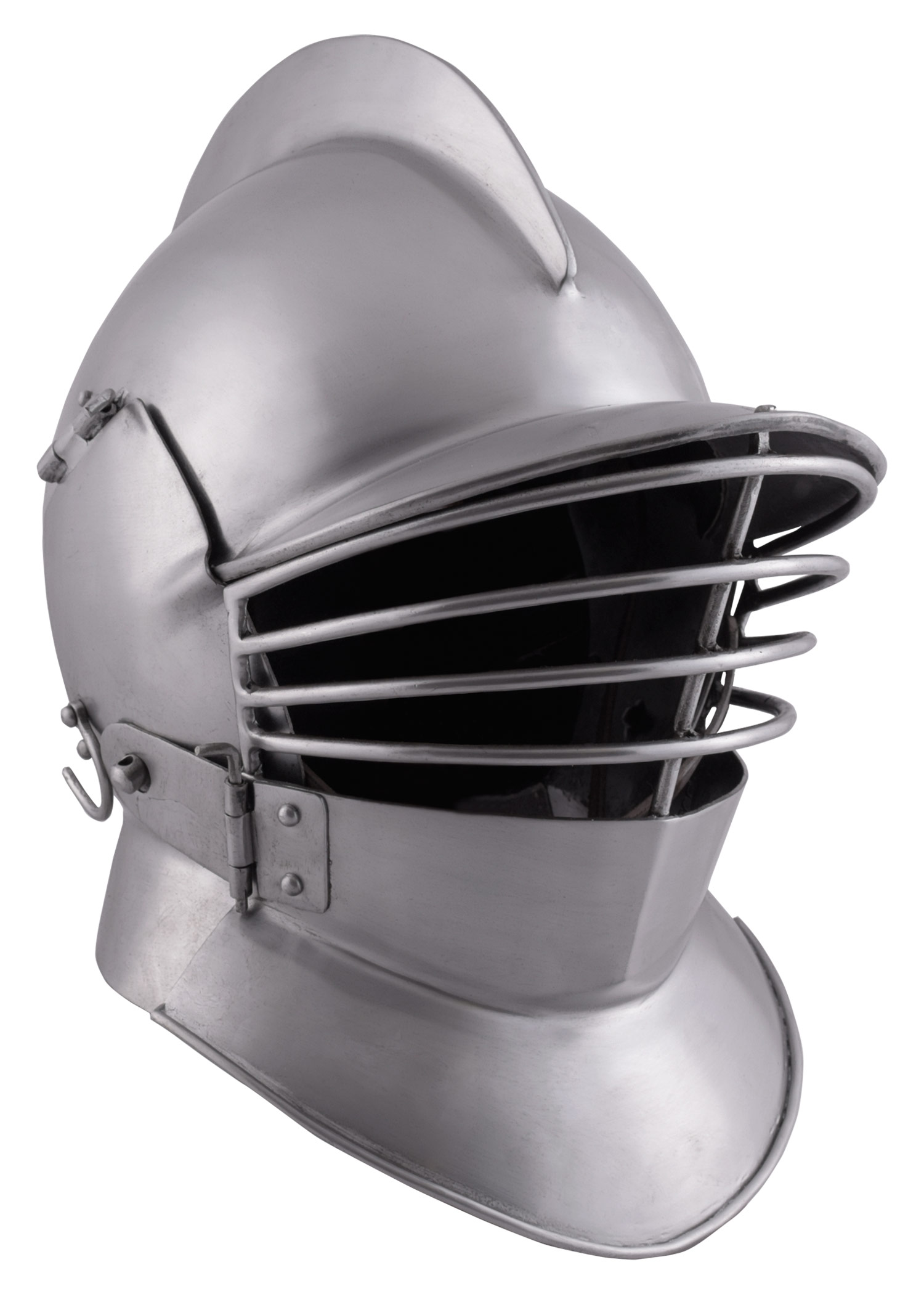 Burgonet with bevors, 2 mm steel