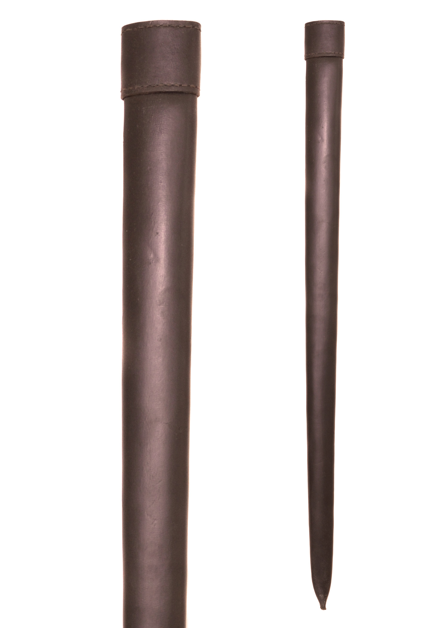 Brown Leather Scabbard for Blunt Practical Swords