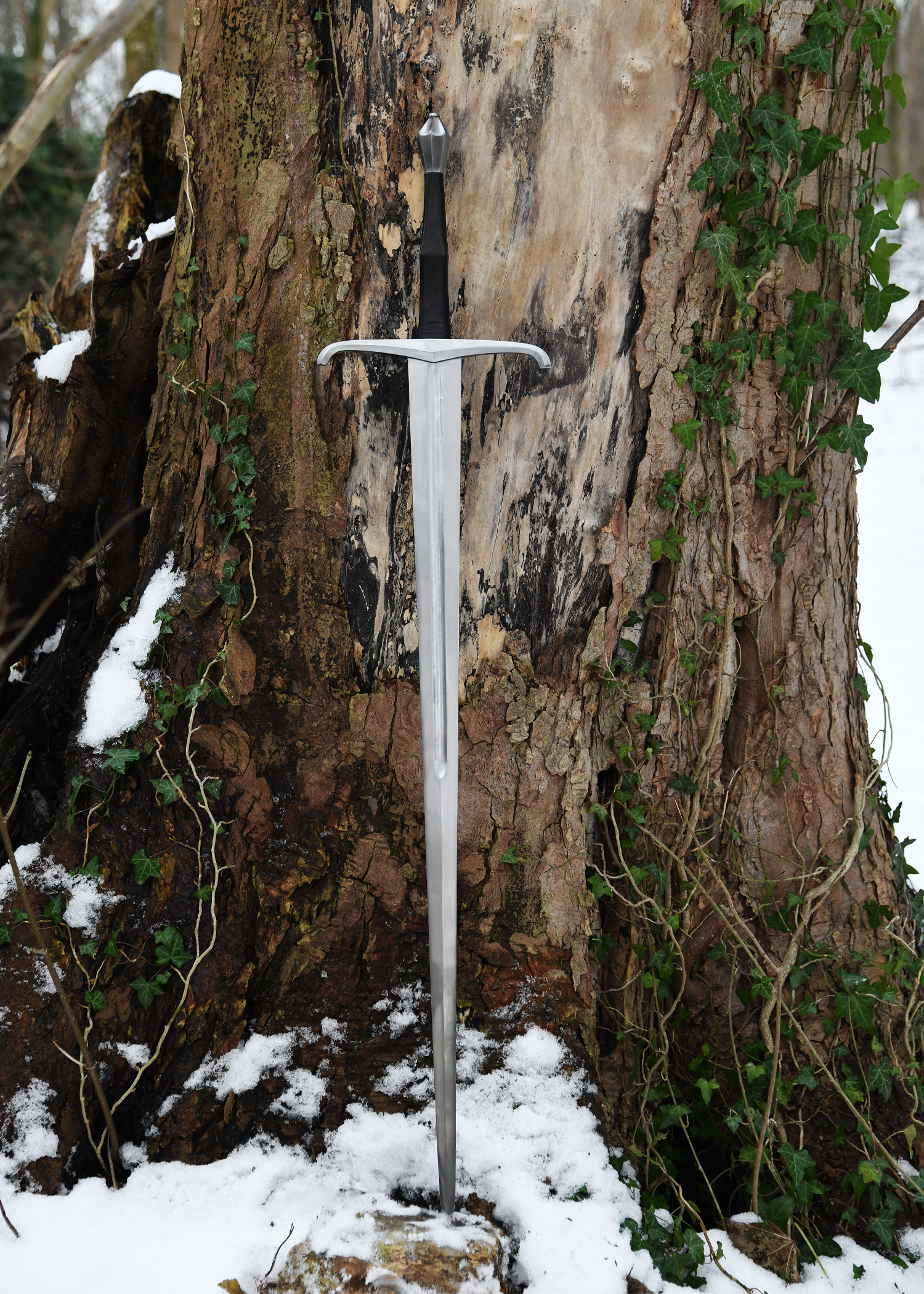 Italian One-Hand-and-a-Half Sword w. scabbard, practical blunt, SK-B