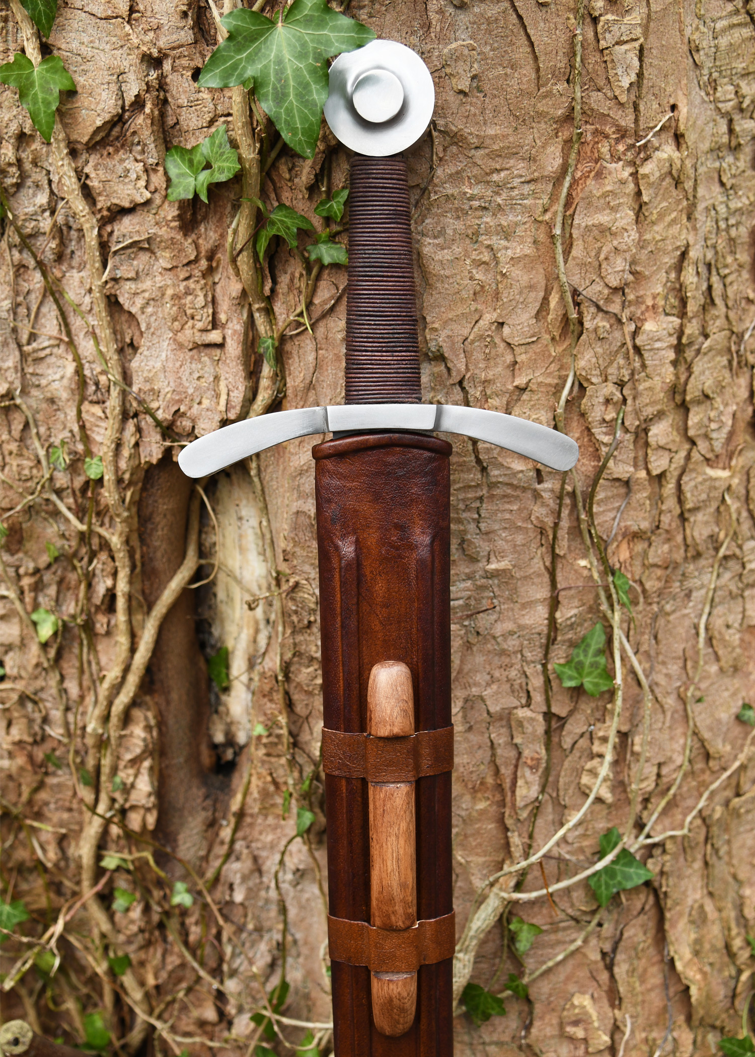 Crusader Sword with scabbard, practical blunt, SK-B