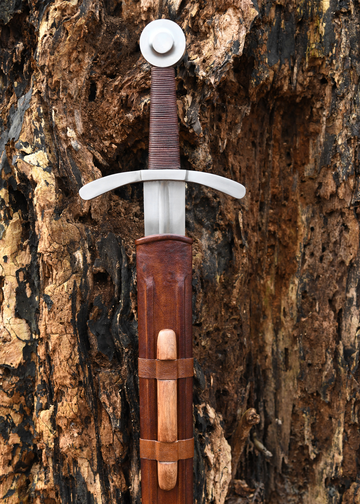 Crusader Sword with scabbard, practical blunt, SK-B