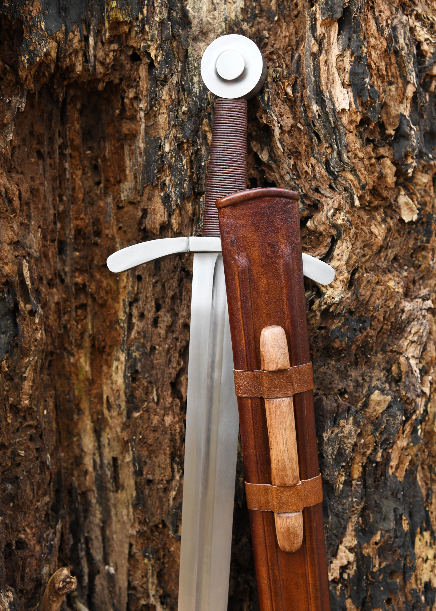 Crusader Sword with scabbard, practical blunt, SK-B