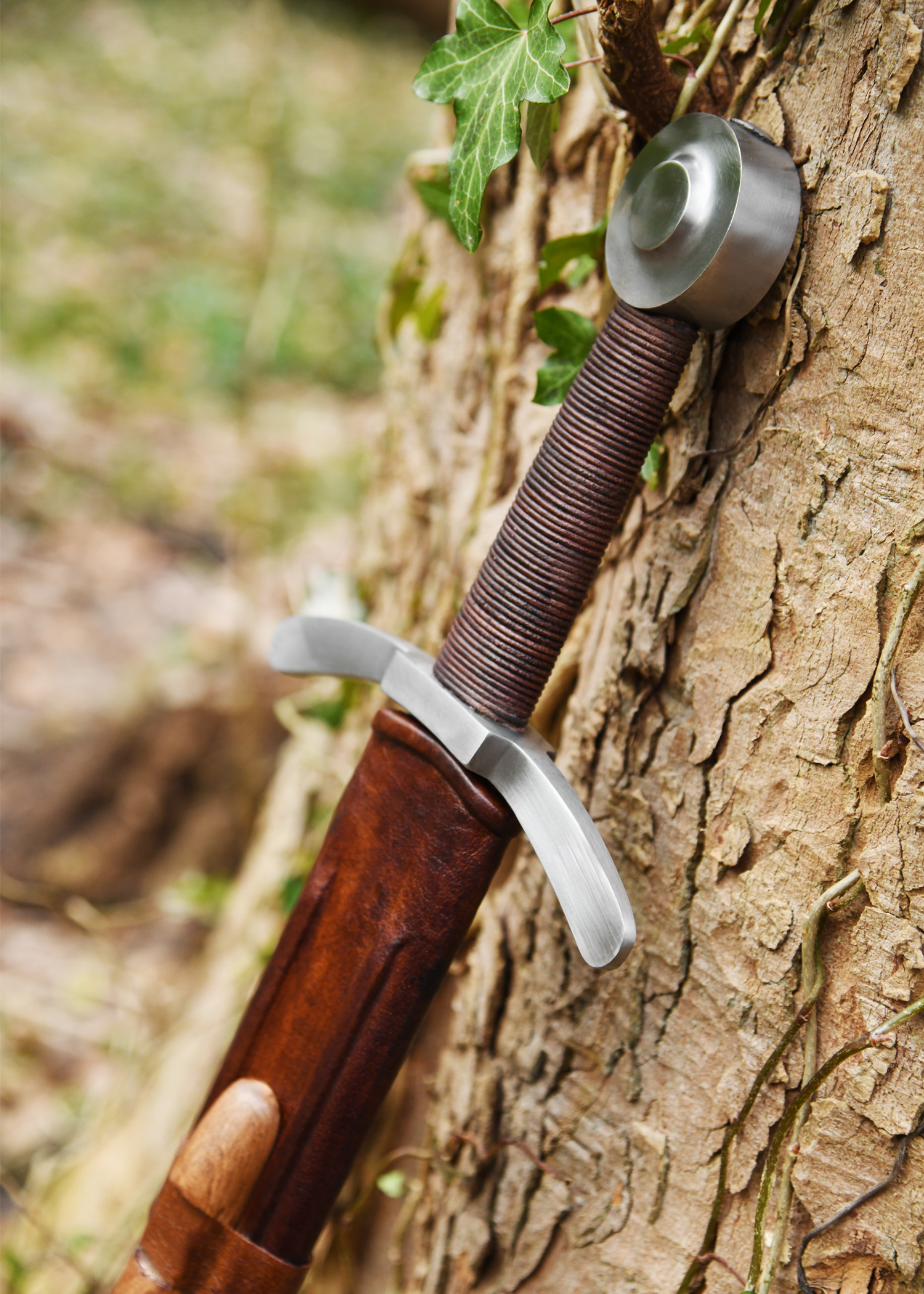 Crusader Sword with scabbard, practical blunt, SK-B