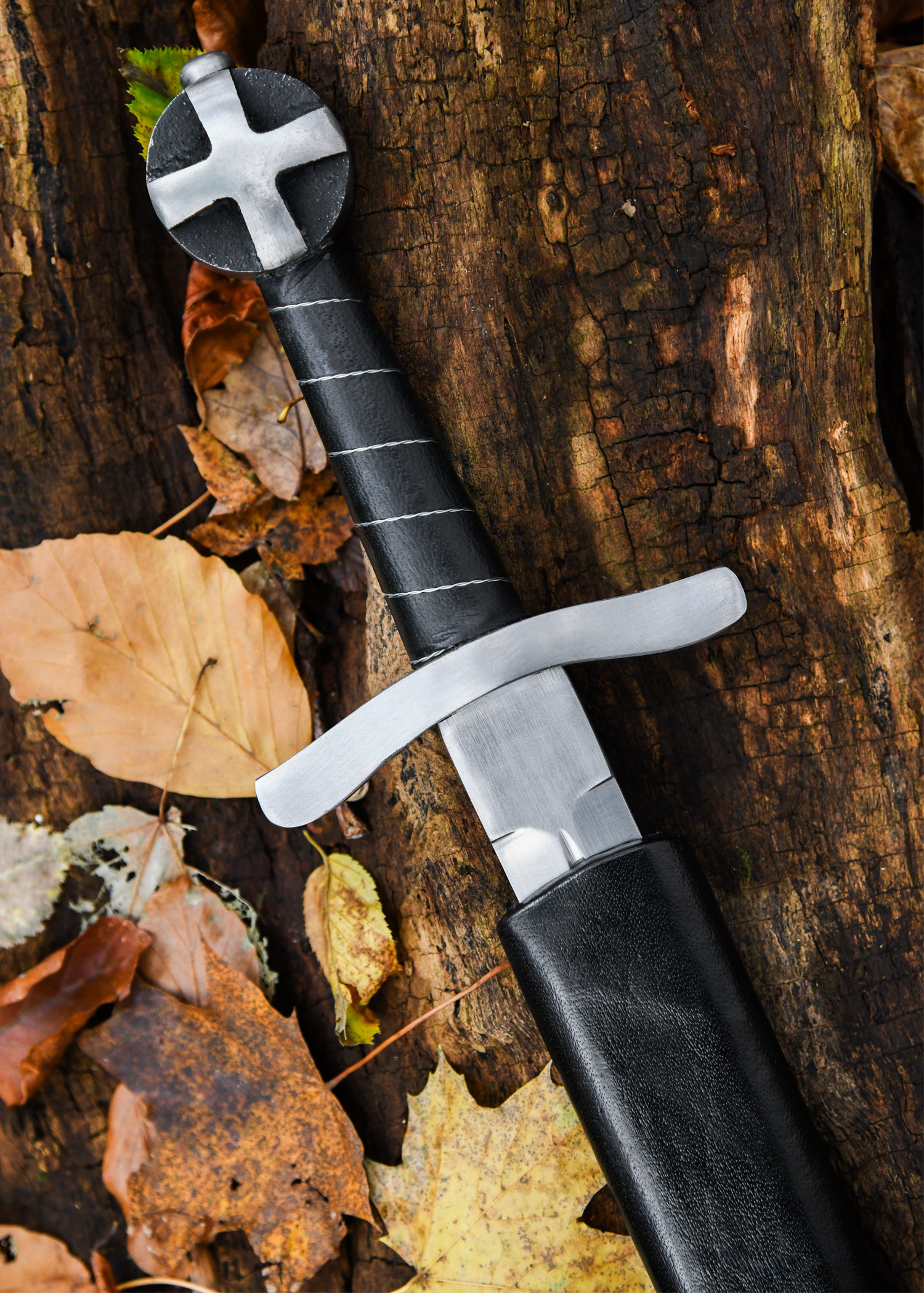 Crusader Dagger with scabbard, practical blunt, light combat version, SK-C