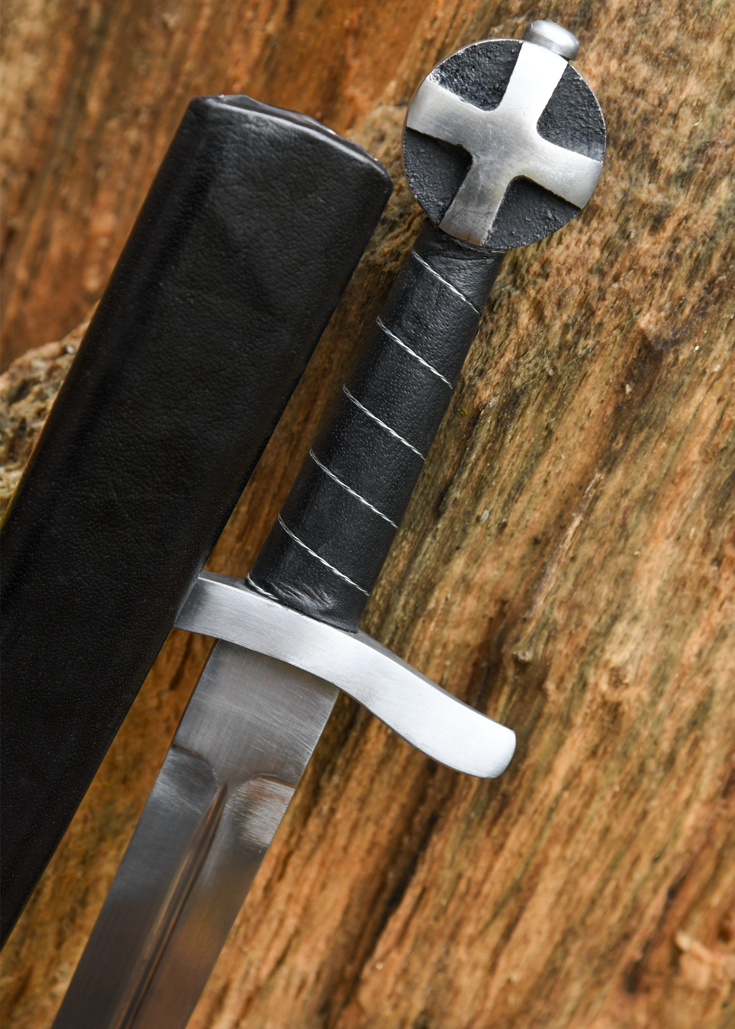 Crusader Dagger with scabbard, practical blunt, light combat version, SK-C