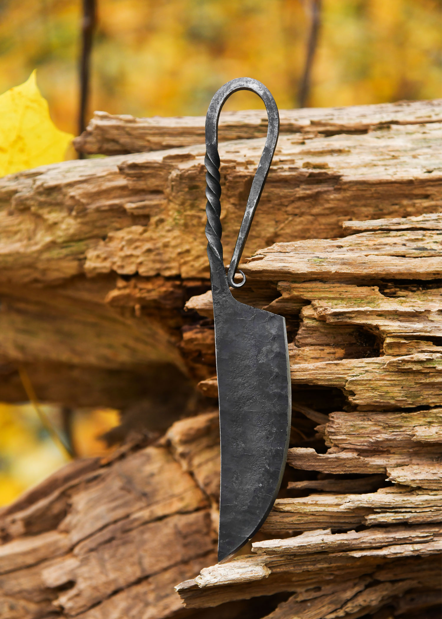 Hand-Forged Medieval Utility Knife, approx. 21 cm