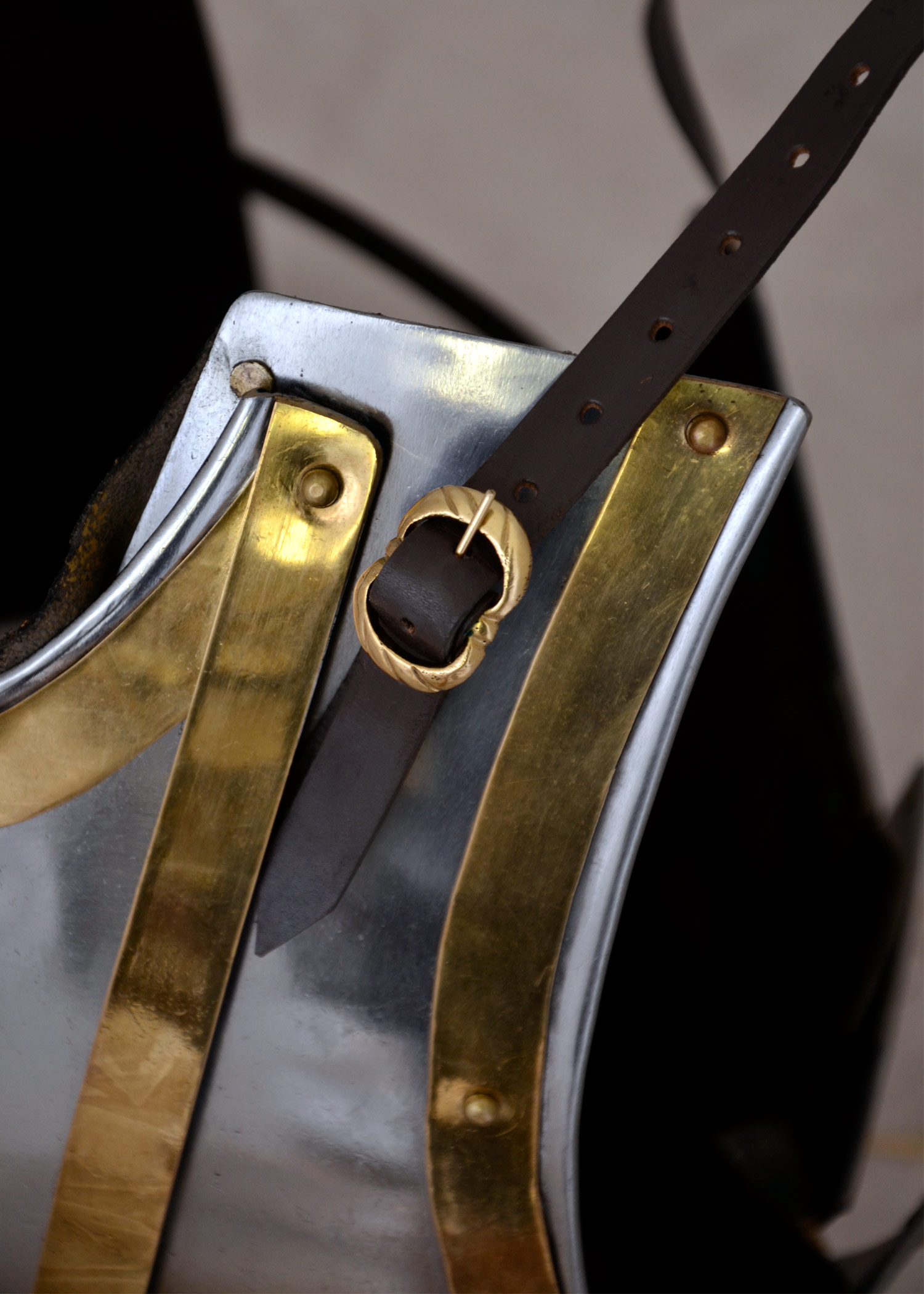 Late medieval breast-plate Churburg, 1.6 mm steel