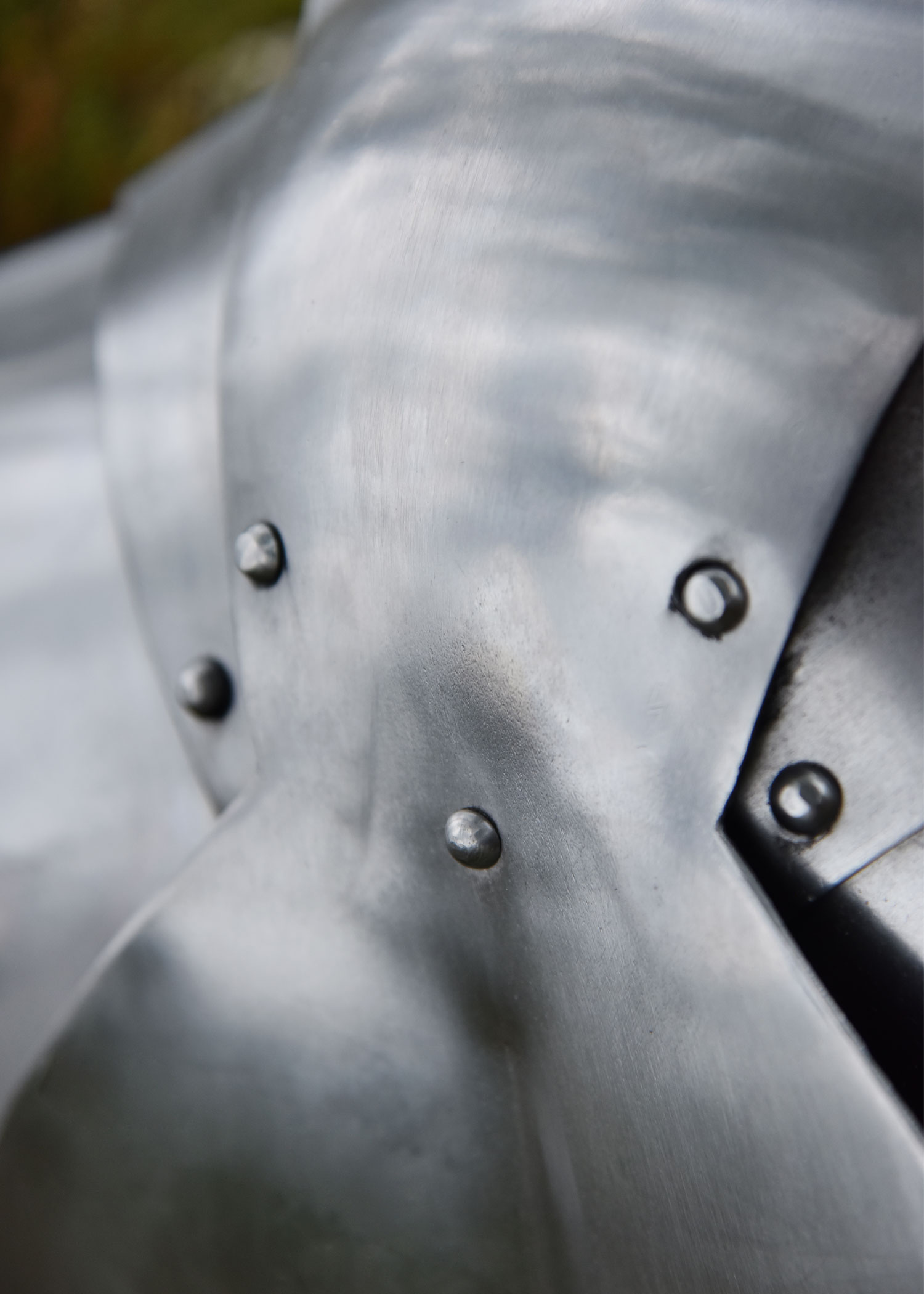 Poleyns, 15th C., 1.6 mm Steel, Pair