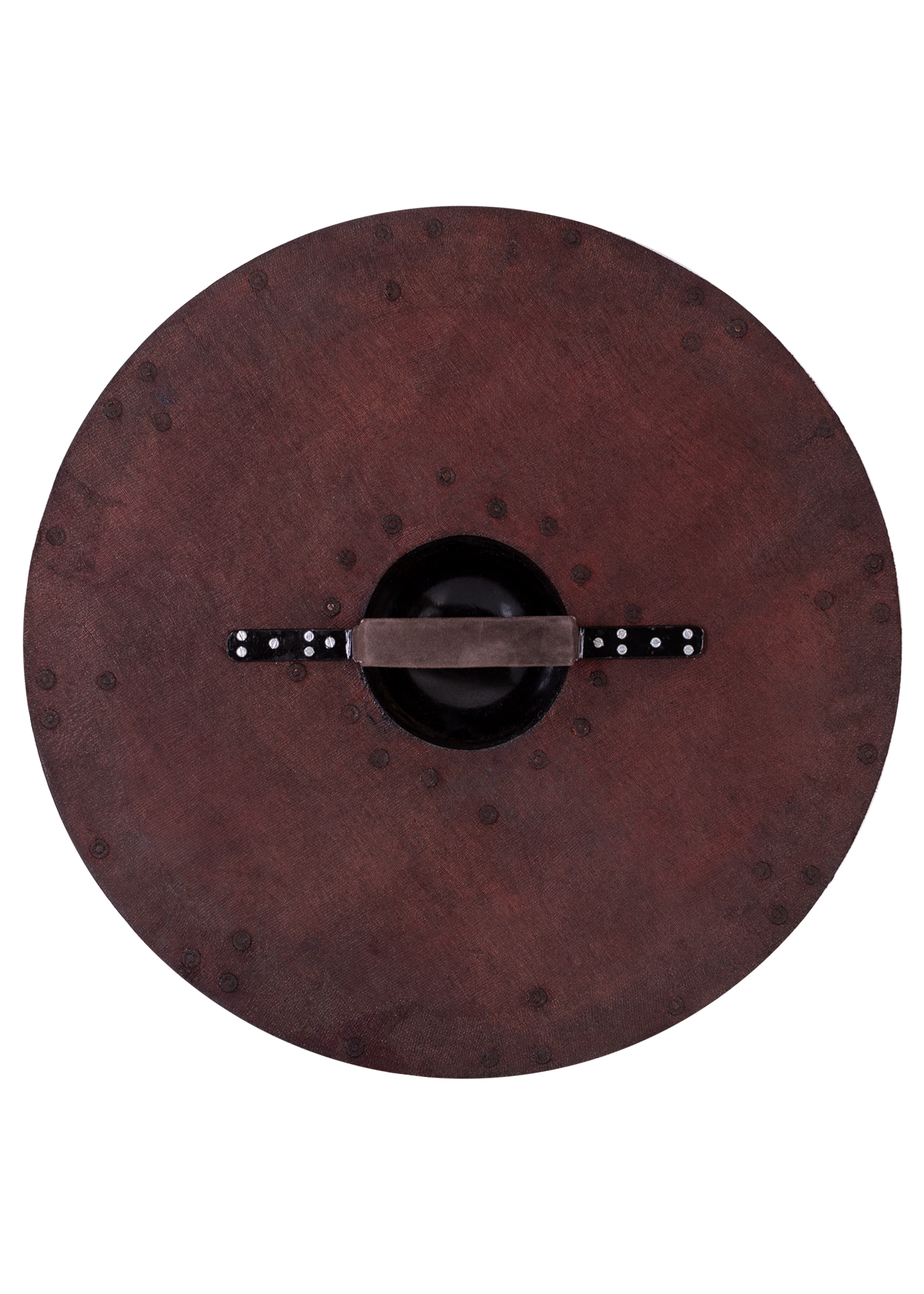 Round Shield with Steel Fittings