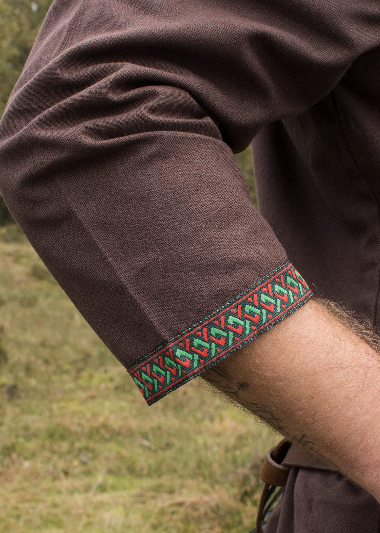 Viking tunic, brown cotton