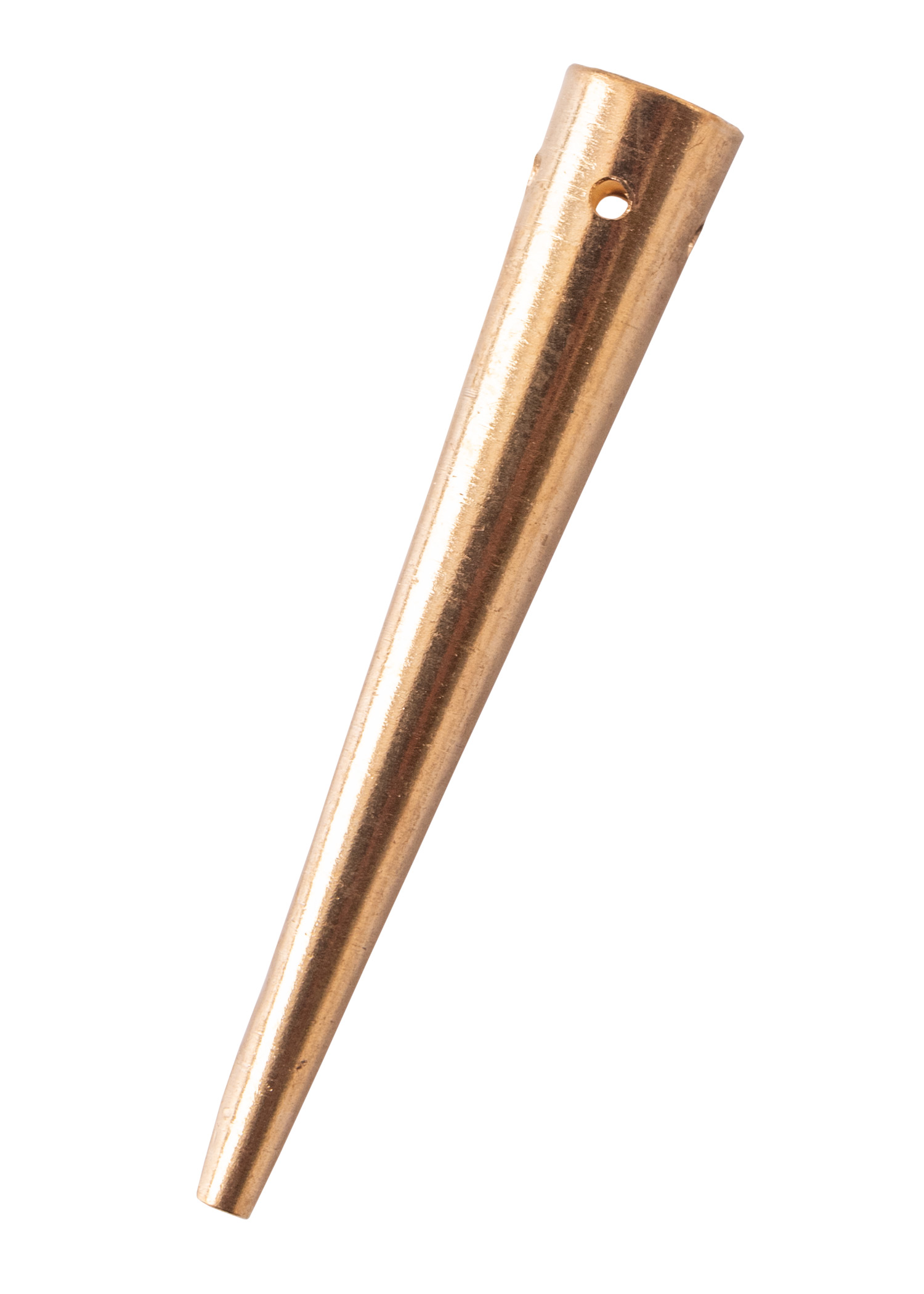 Brass String Ends, Straight Edge, Pack of 10