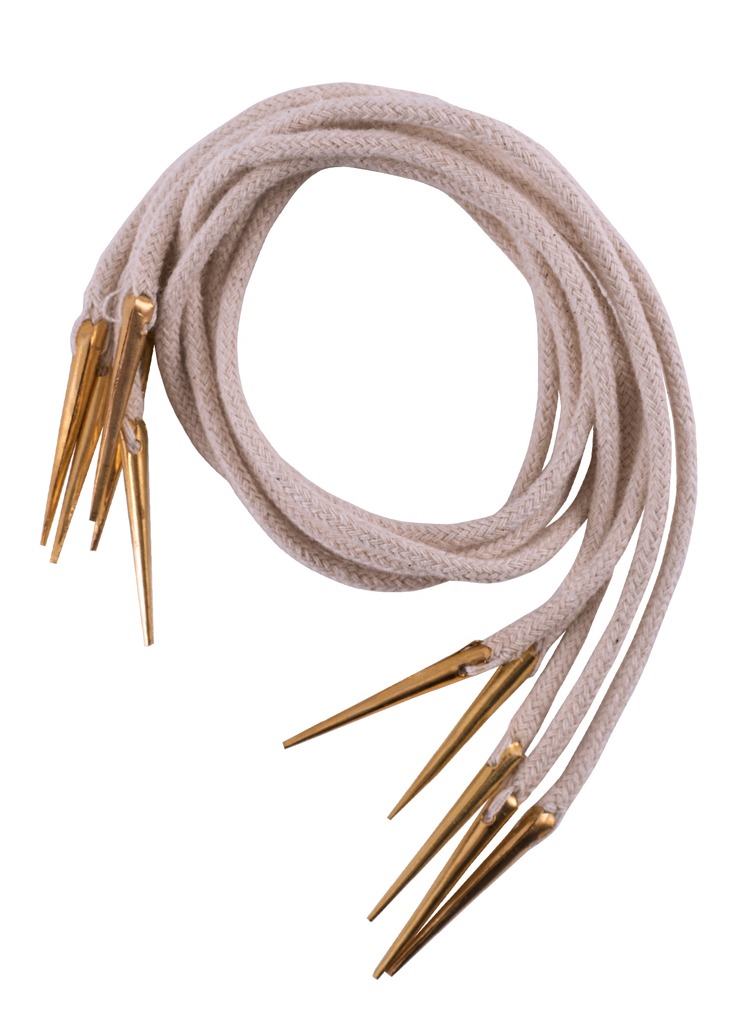 Braided Cords, Pack of 5, natural-coloured