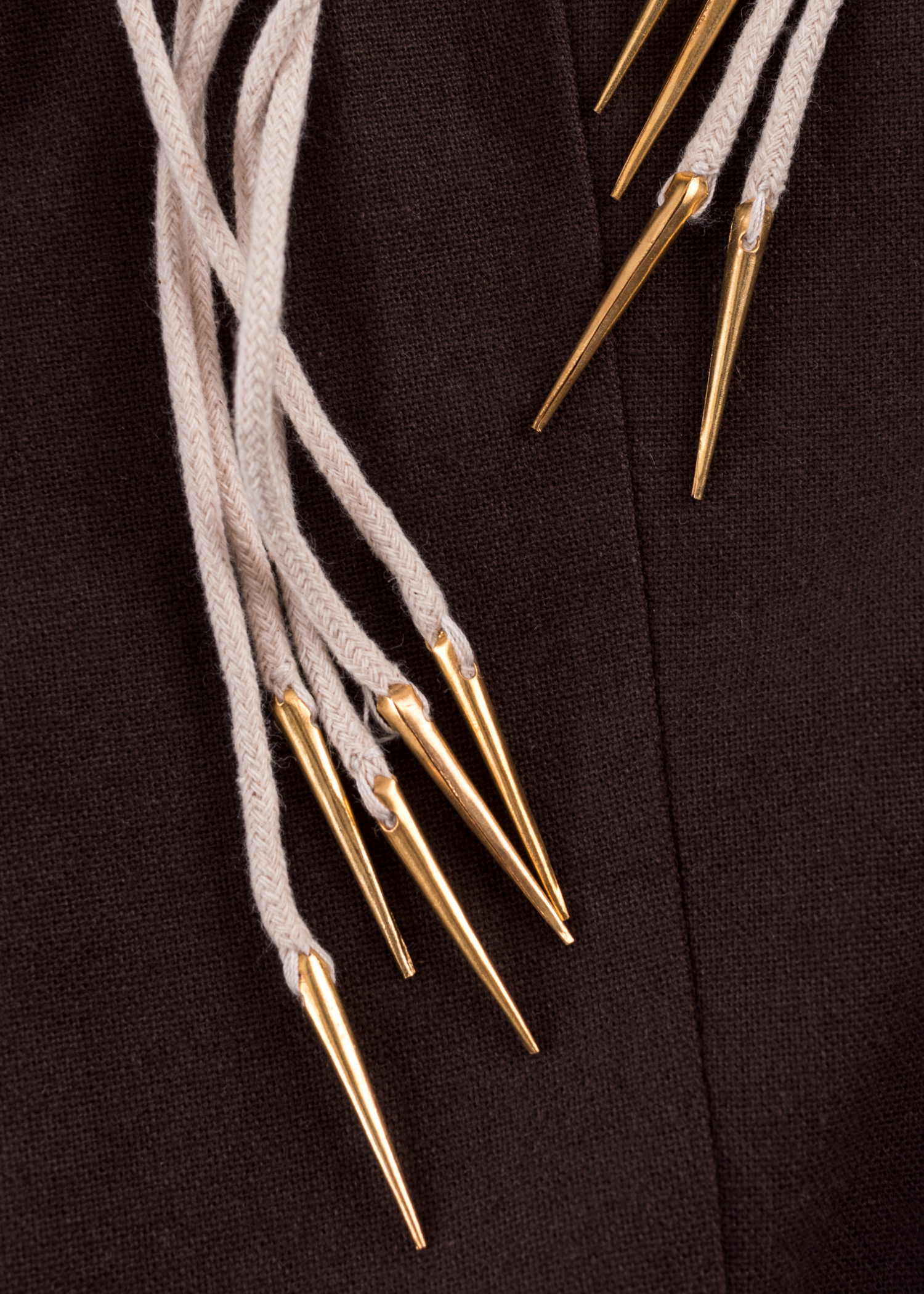 Braided Cords, Pack of 5, natural-coloured