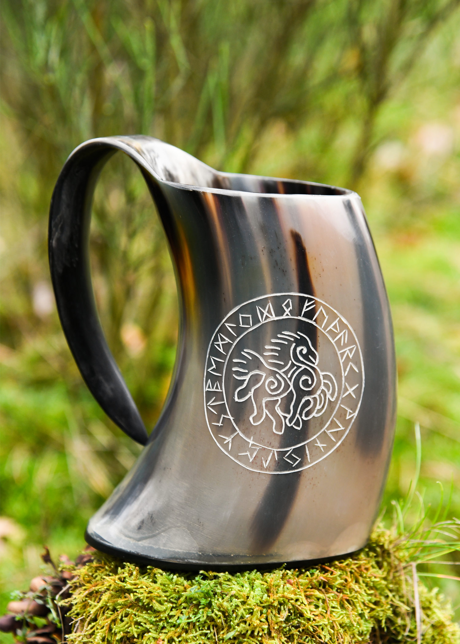 Horn Beer Mug / Tankard - Sleipnir