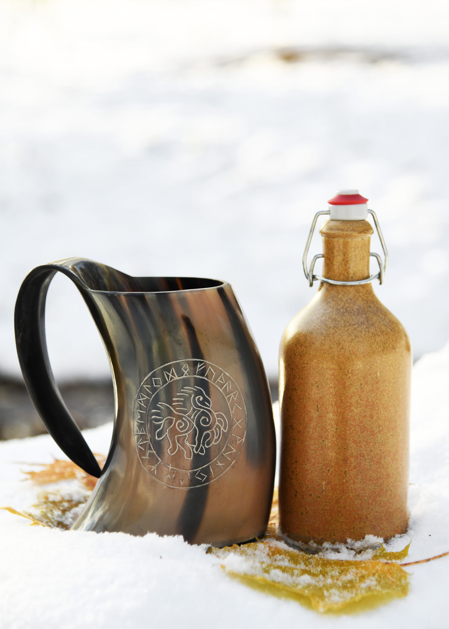 Horn Beer Mug / Tankard - Sleipnir