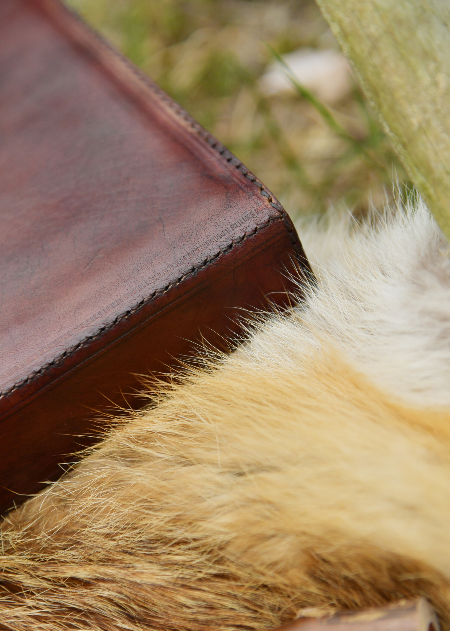 Leather Binder with Thor's Hammer Embossing