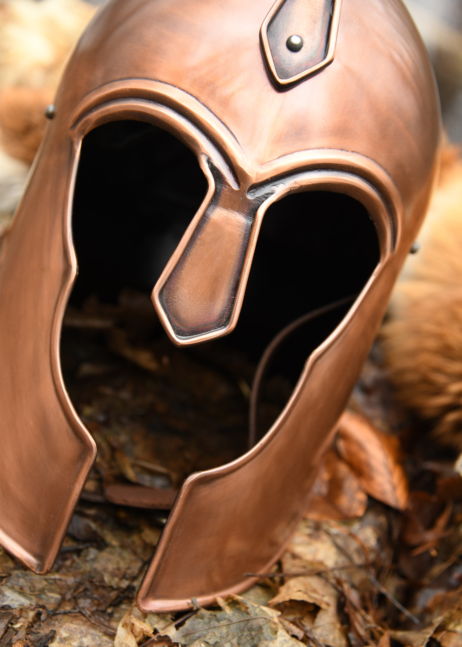 Trojan War Helmet with Crest