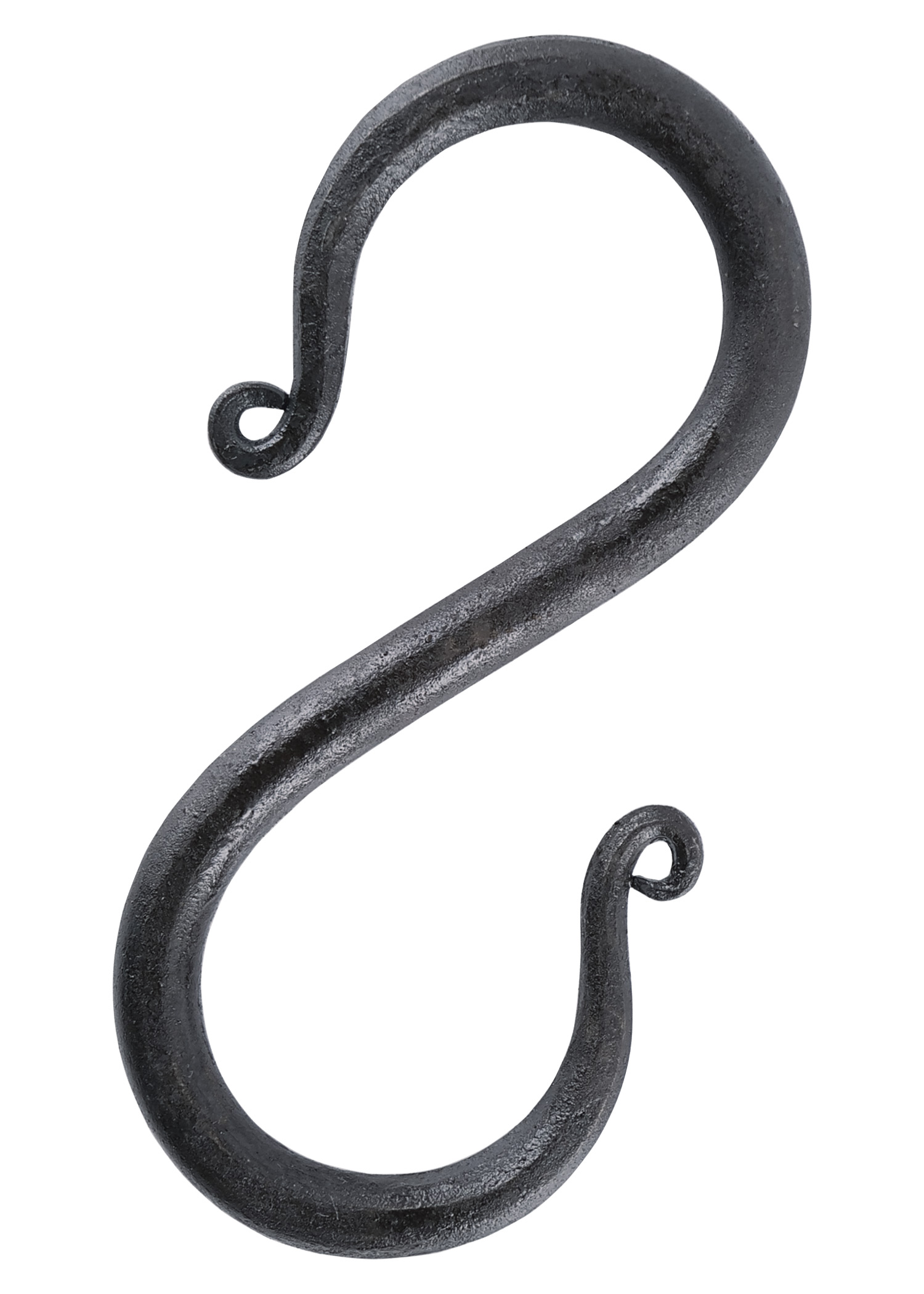 S-Hook, handforged, small, set of 5 pieces