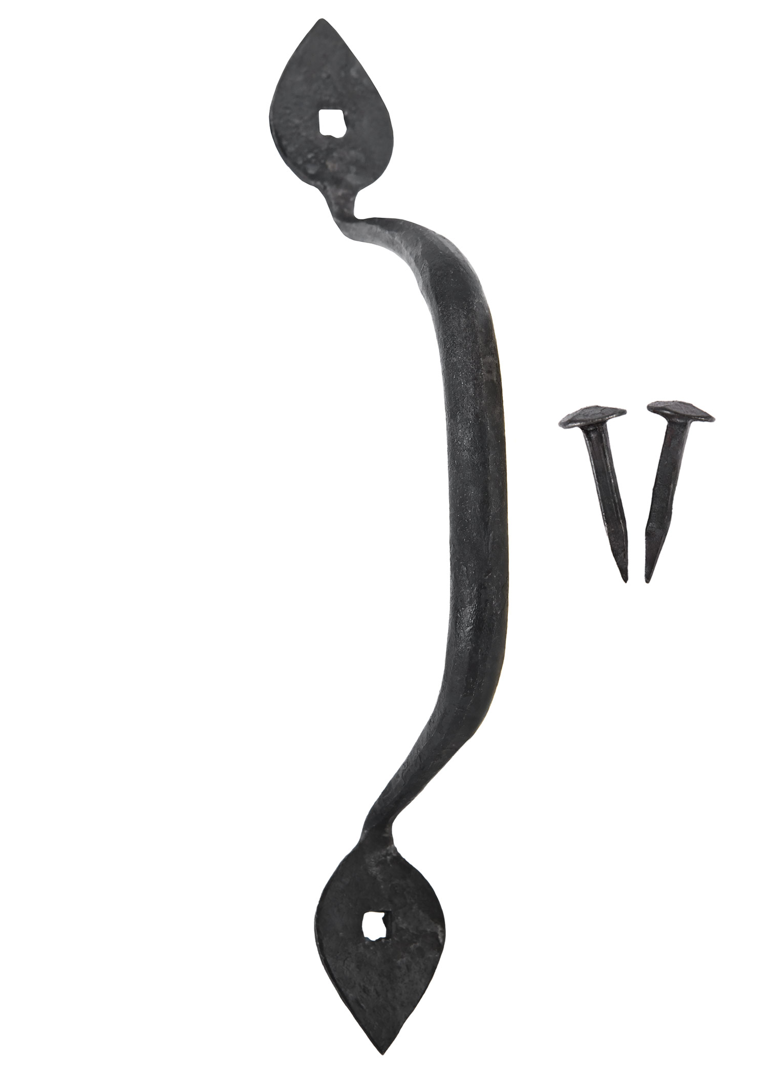 Hand-forged handle fitting