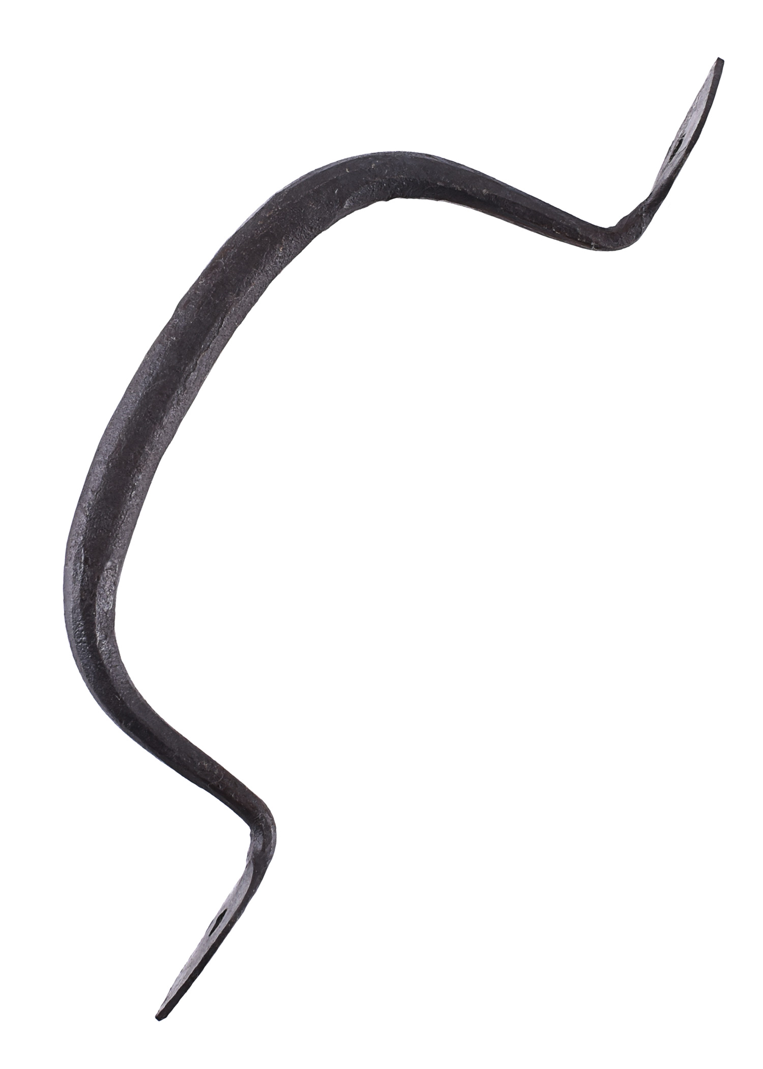 Hand-forged handle fitting