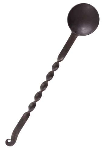 Serving Spoon, hand-forged steel