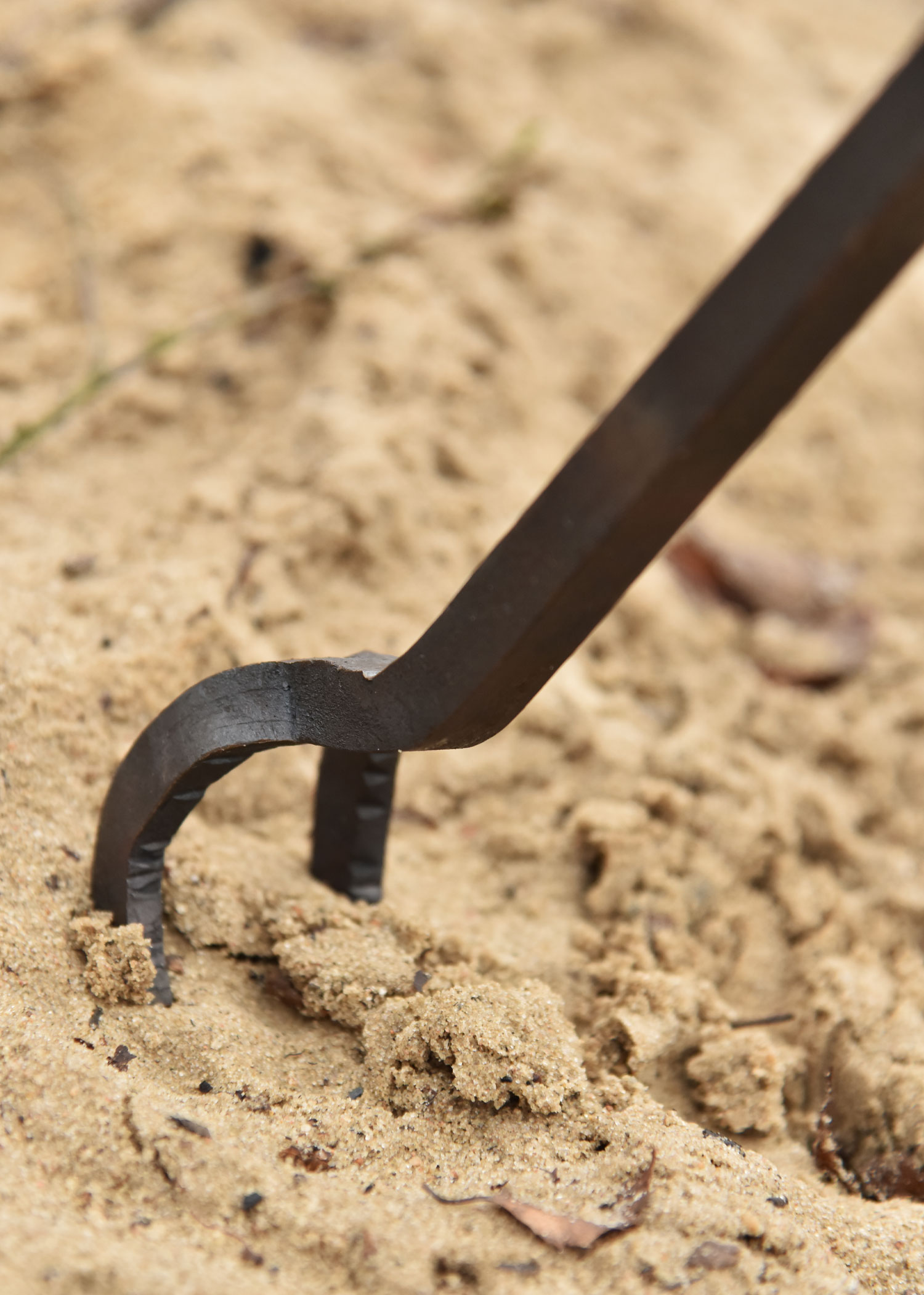 Tripod, hand-forged