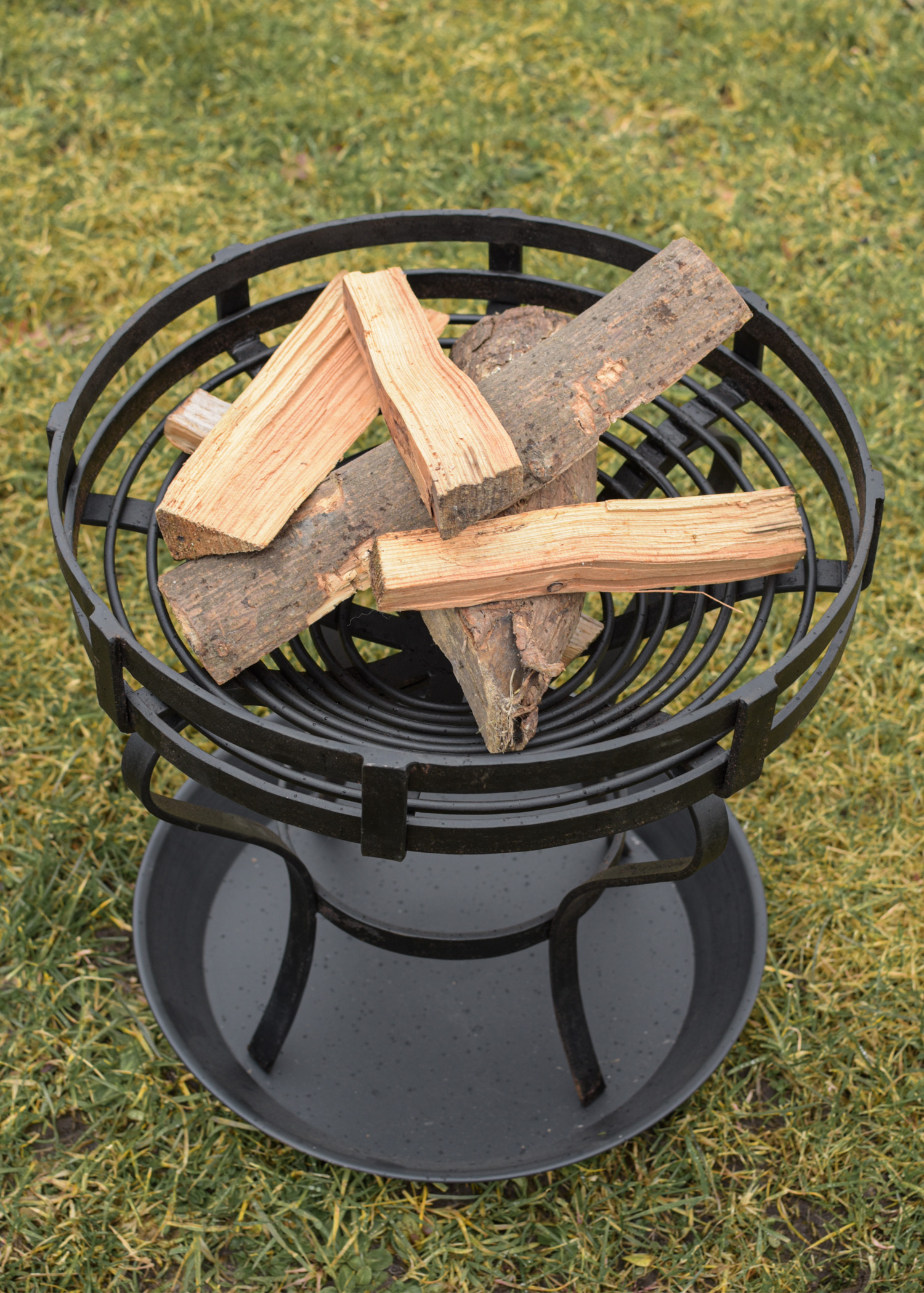 Fire Basket with Collecting Tray, approx. 41 cm