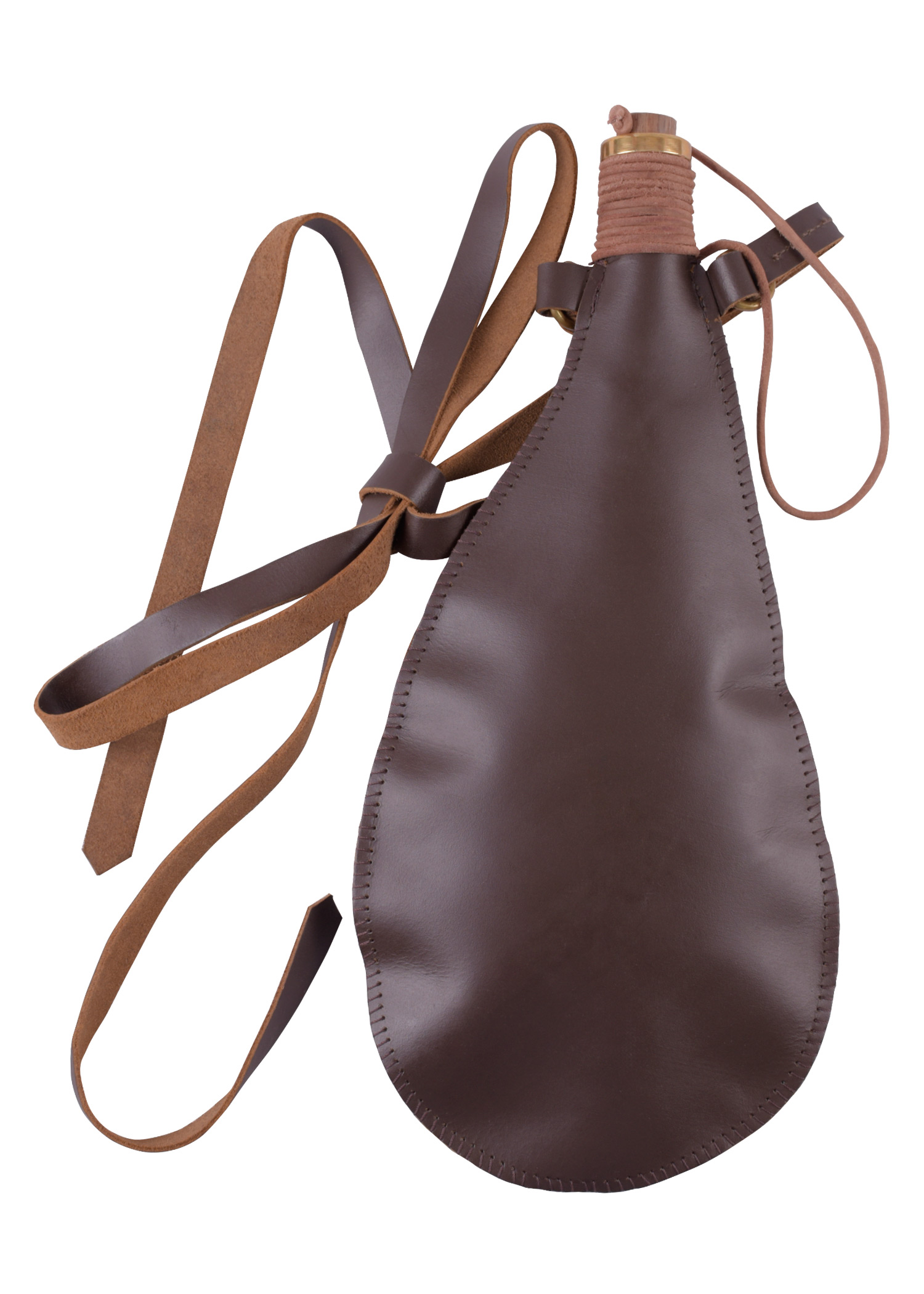 Leather water bottle