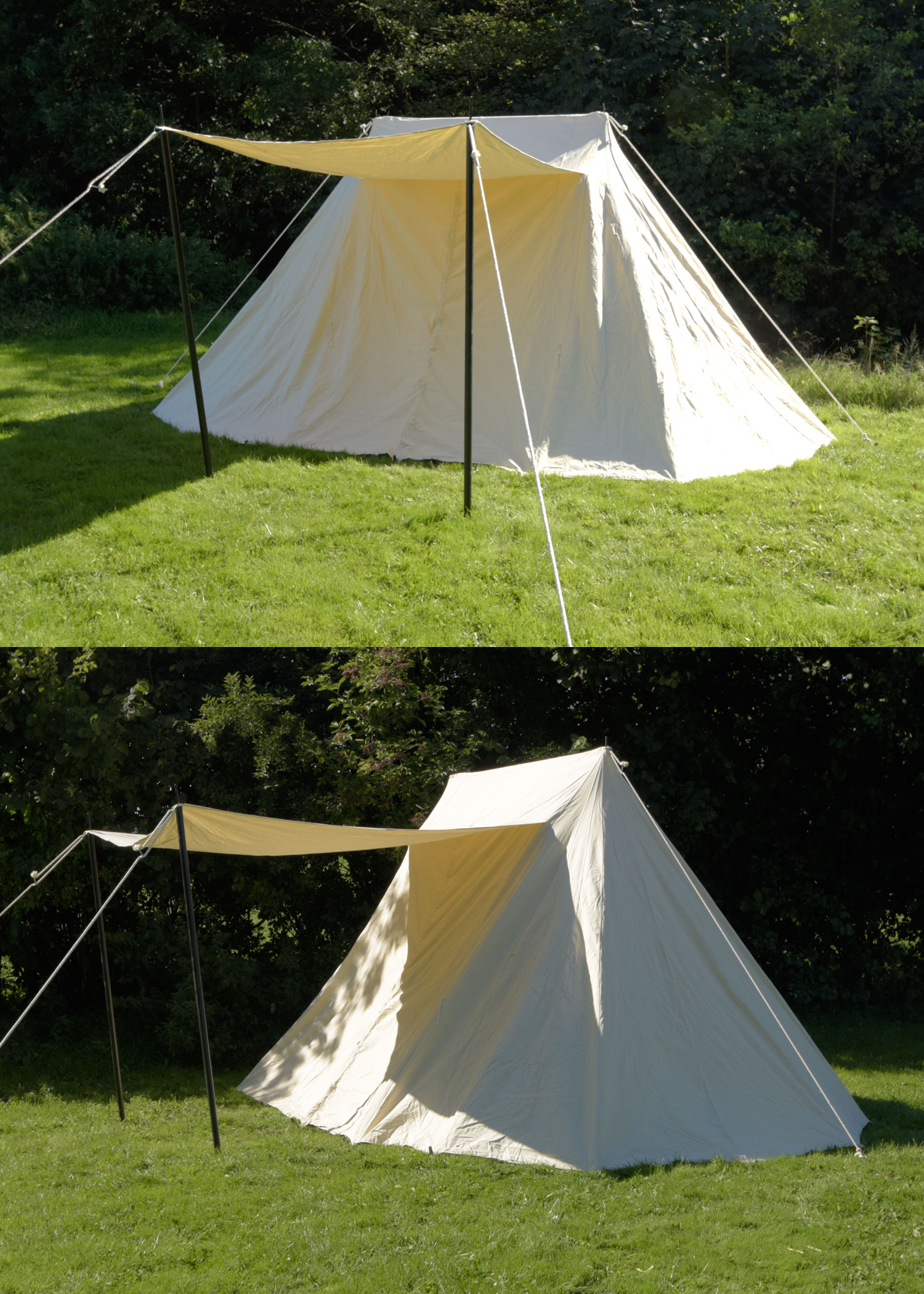 Saxon Tent Jorvik, 3 x 5 m, 340 gsm, natural colour