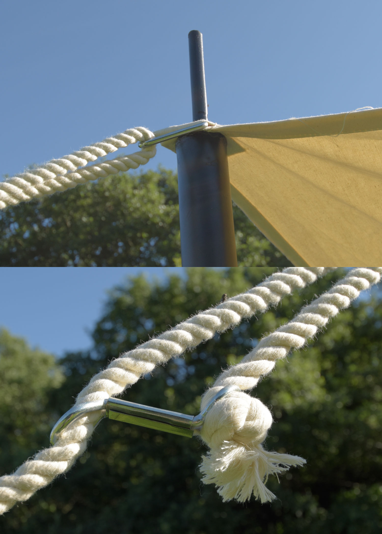 Saxon Tent Jorvik, 3 x 5 m, 340 gsm, natural colour