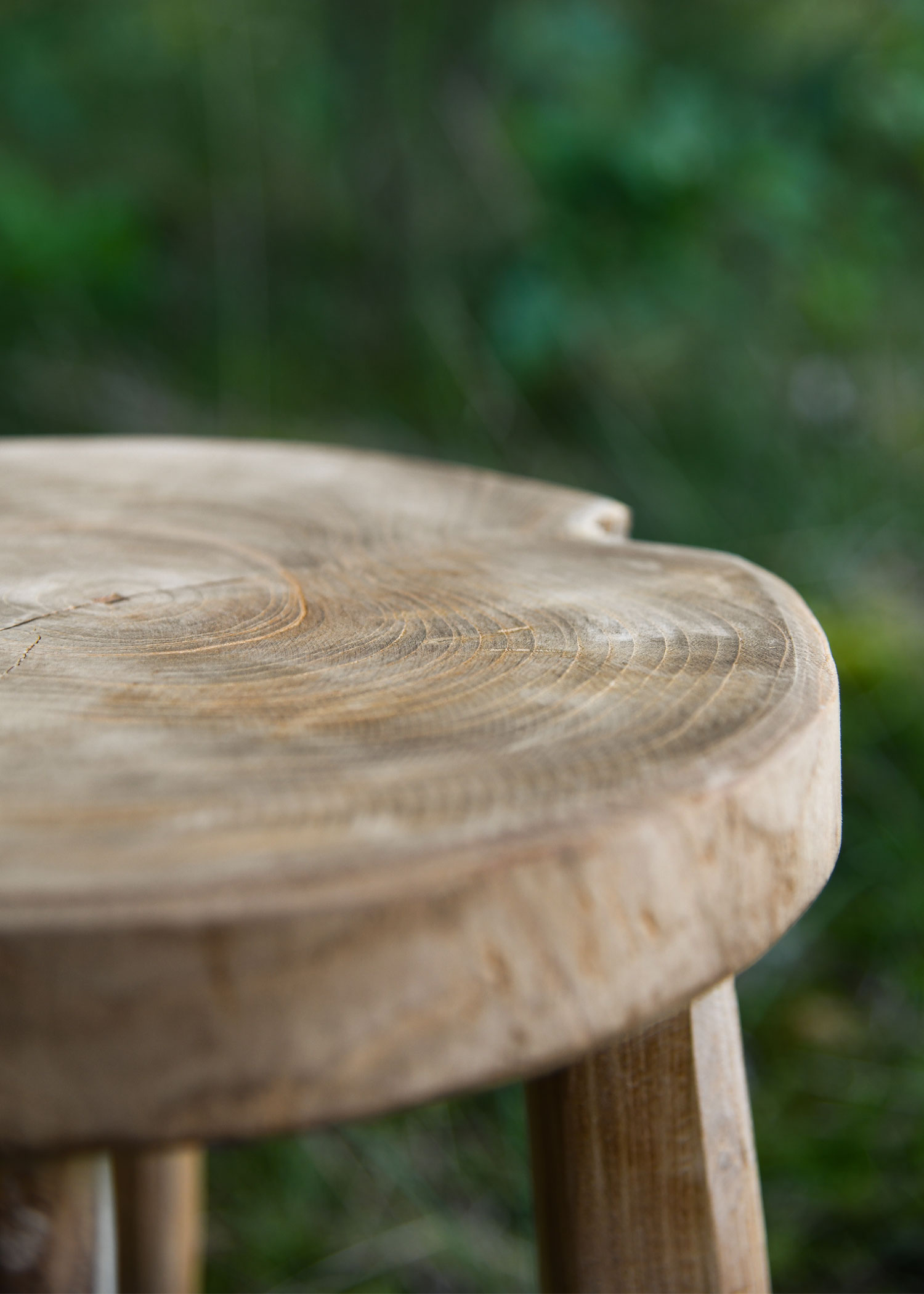 Wooden Stool, approx. 45 cm high