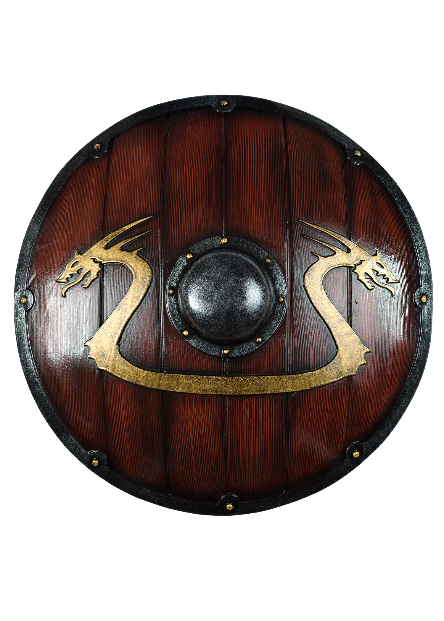 Viking Dragon Shield - Wood
