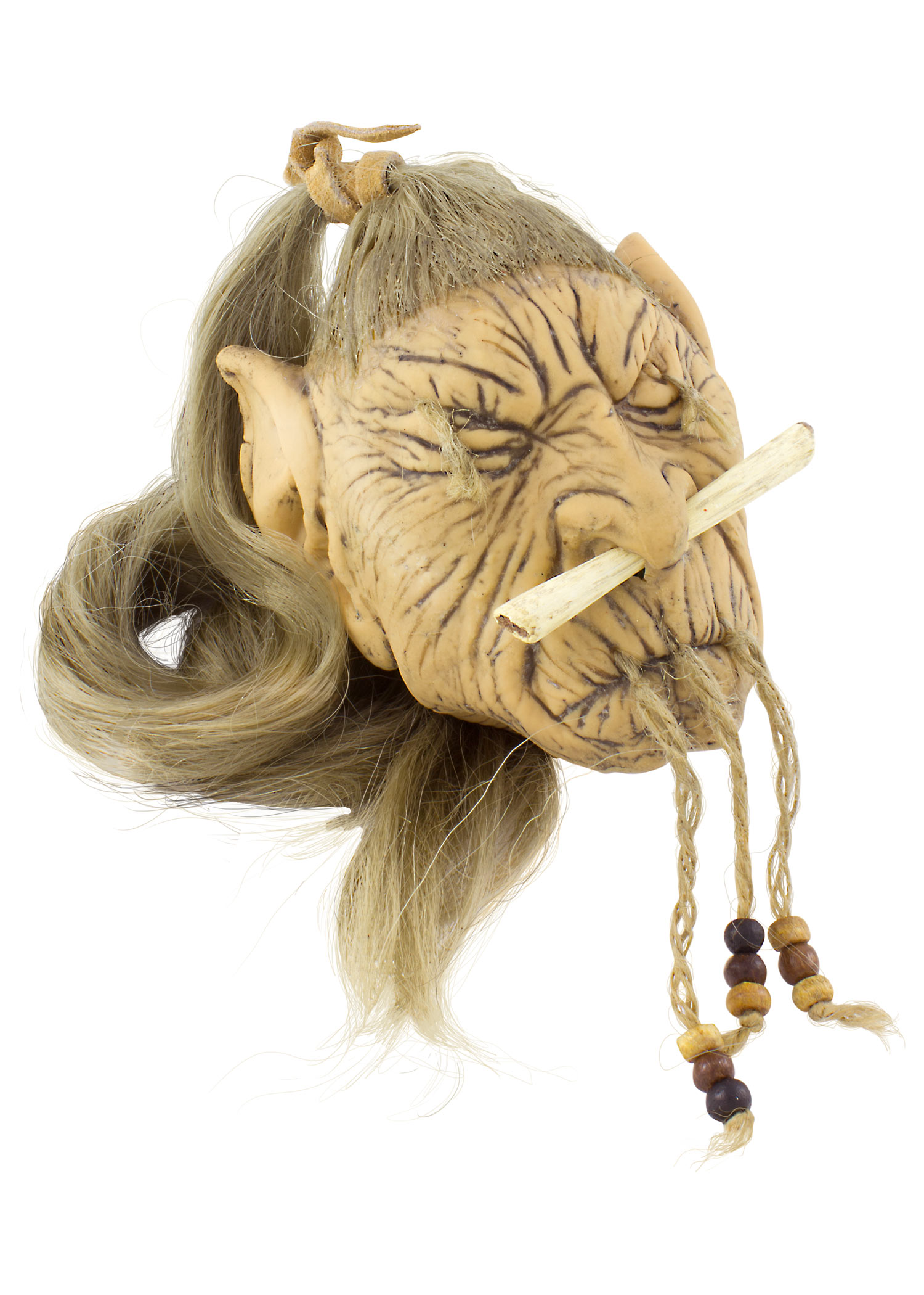 Elven Shrunken Head, latex trophy